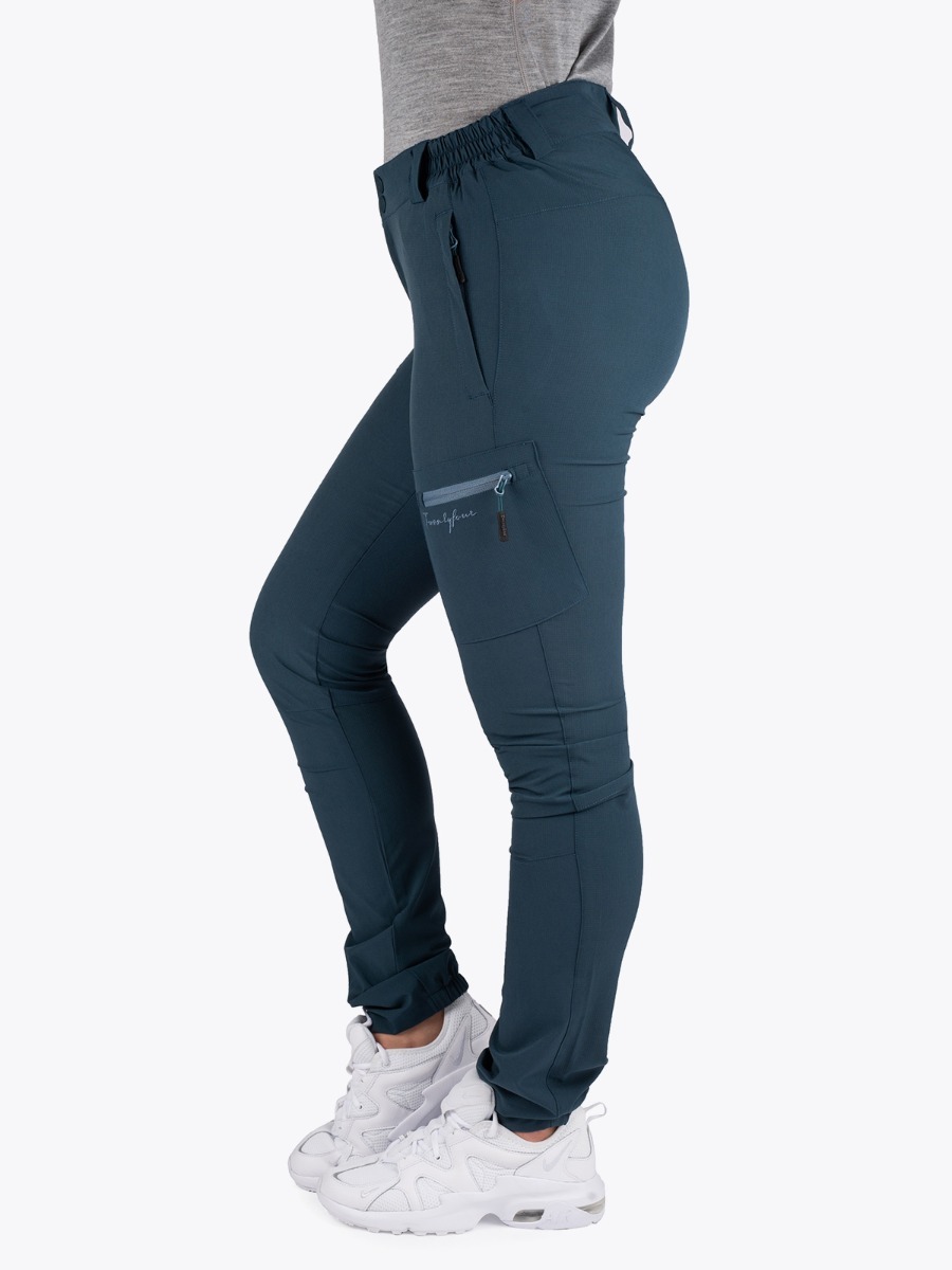 Twentyfour Dal Ls Bukse Blågrå