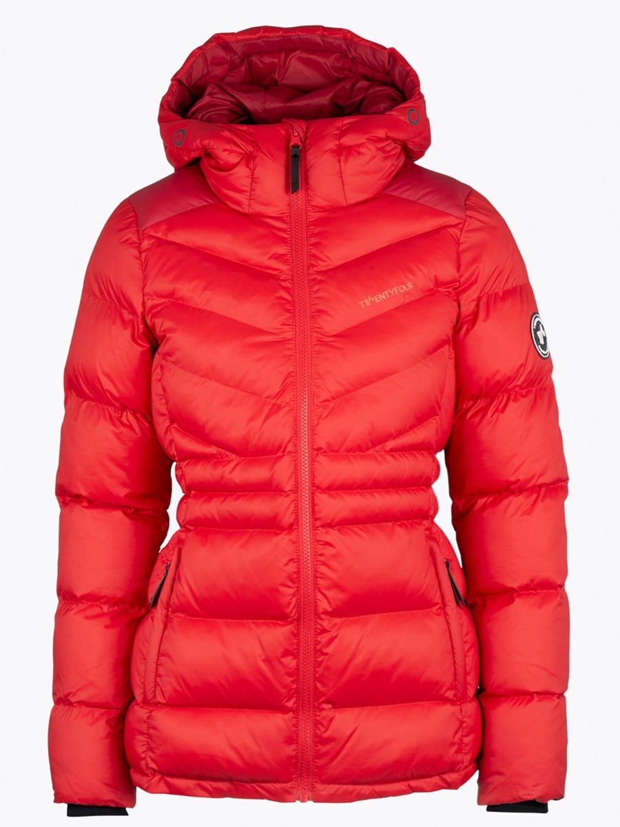 Twentyfour Isbre Ecodown Jakke Varm rød