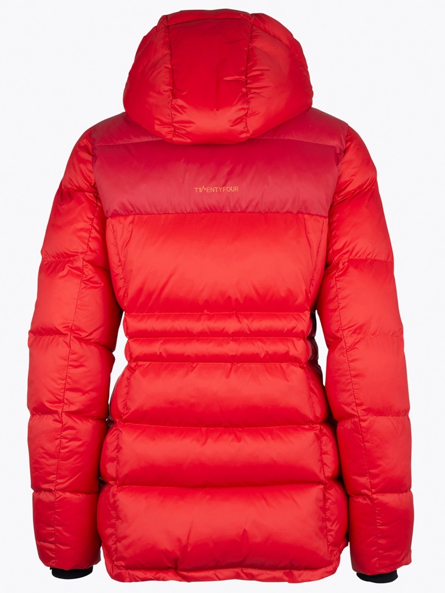 Twentyfour Isbre Ecodown Jakke Varm rød