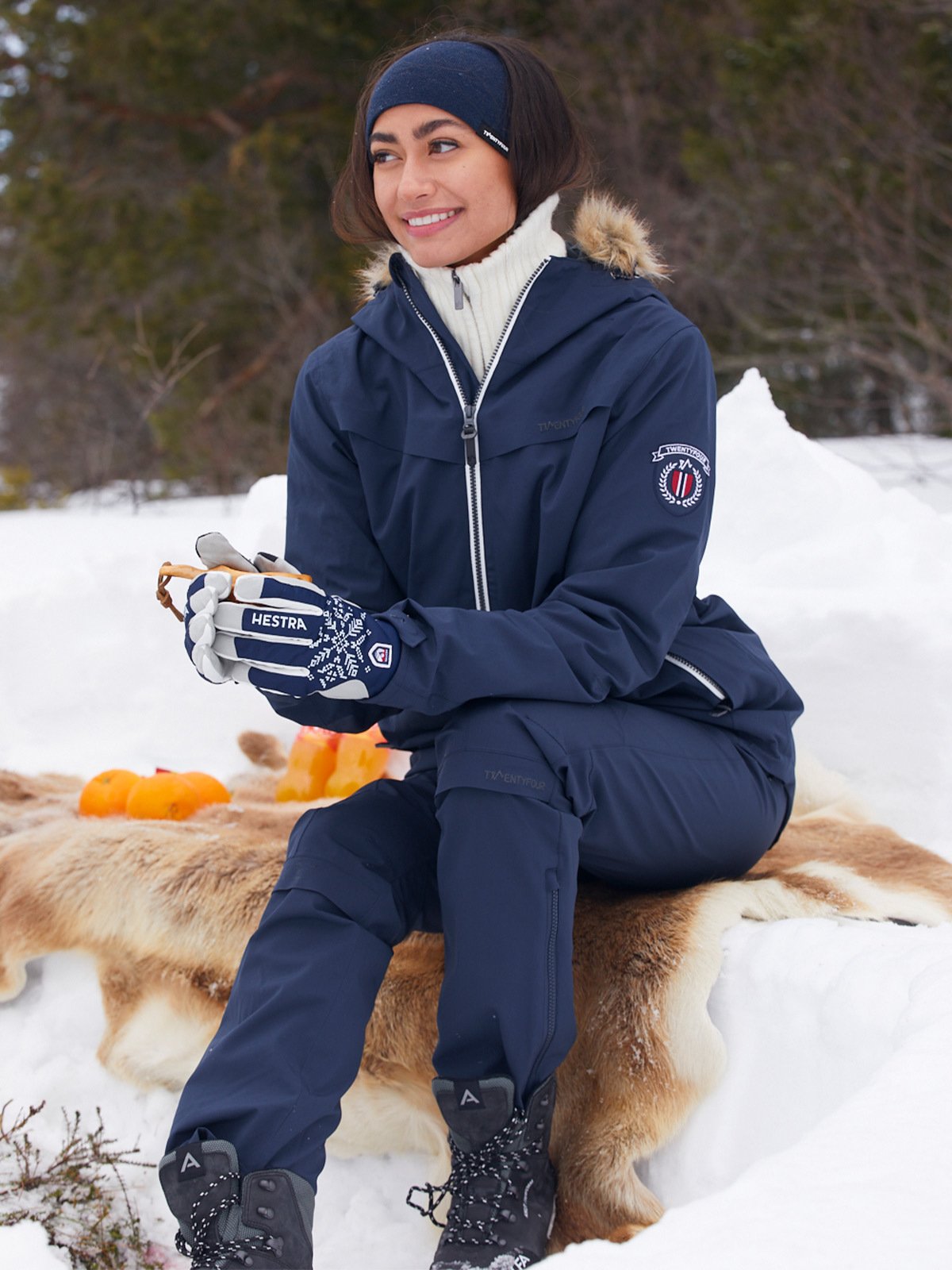 Twentyfour Finse 2.0 2-Lags Jakke Blekkblå