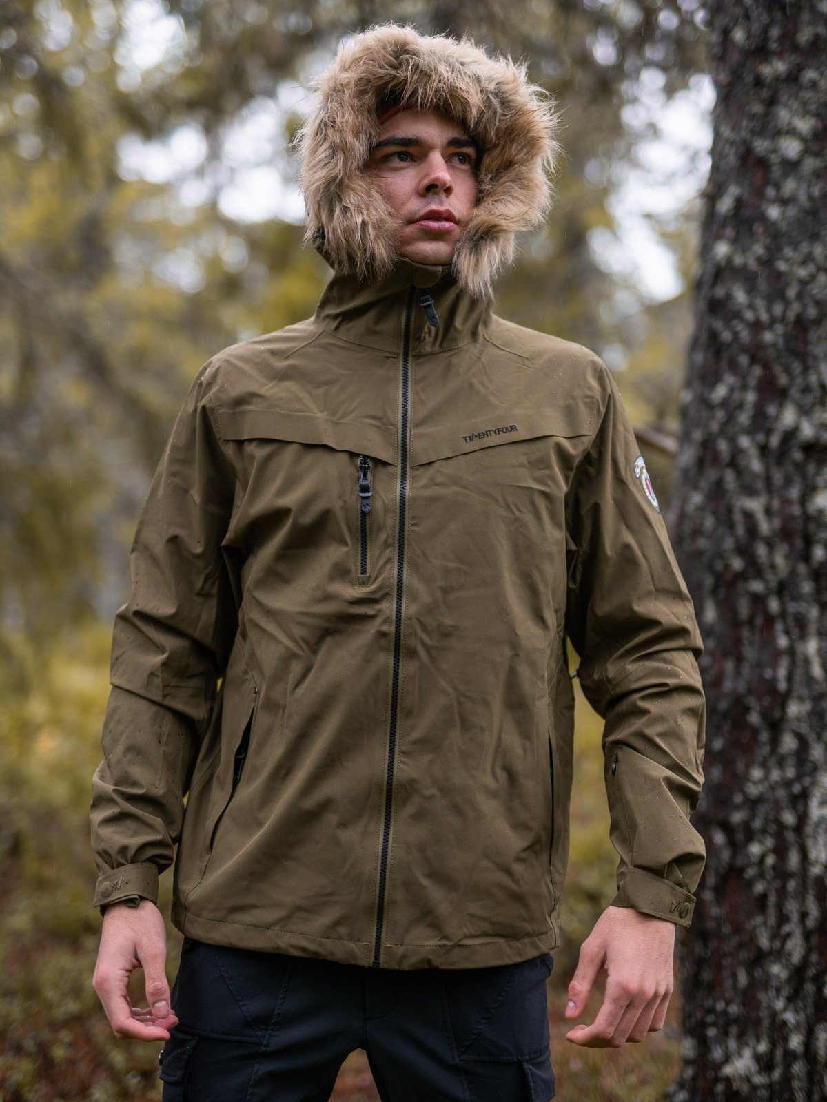 Twentyfour Finse 2.0 Jakke Mørk Oliven