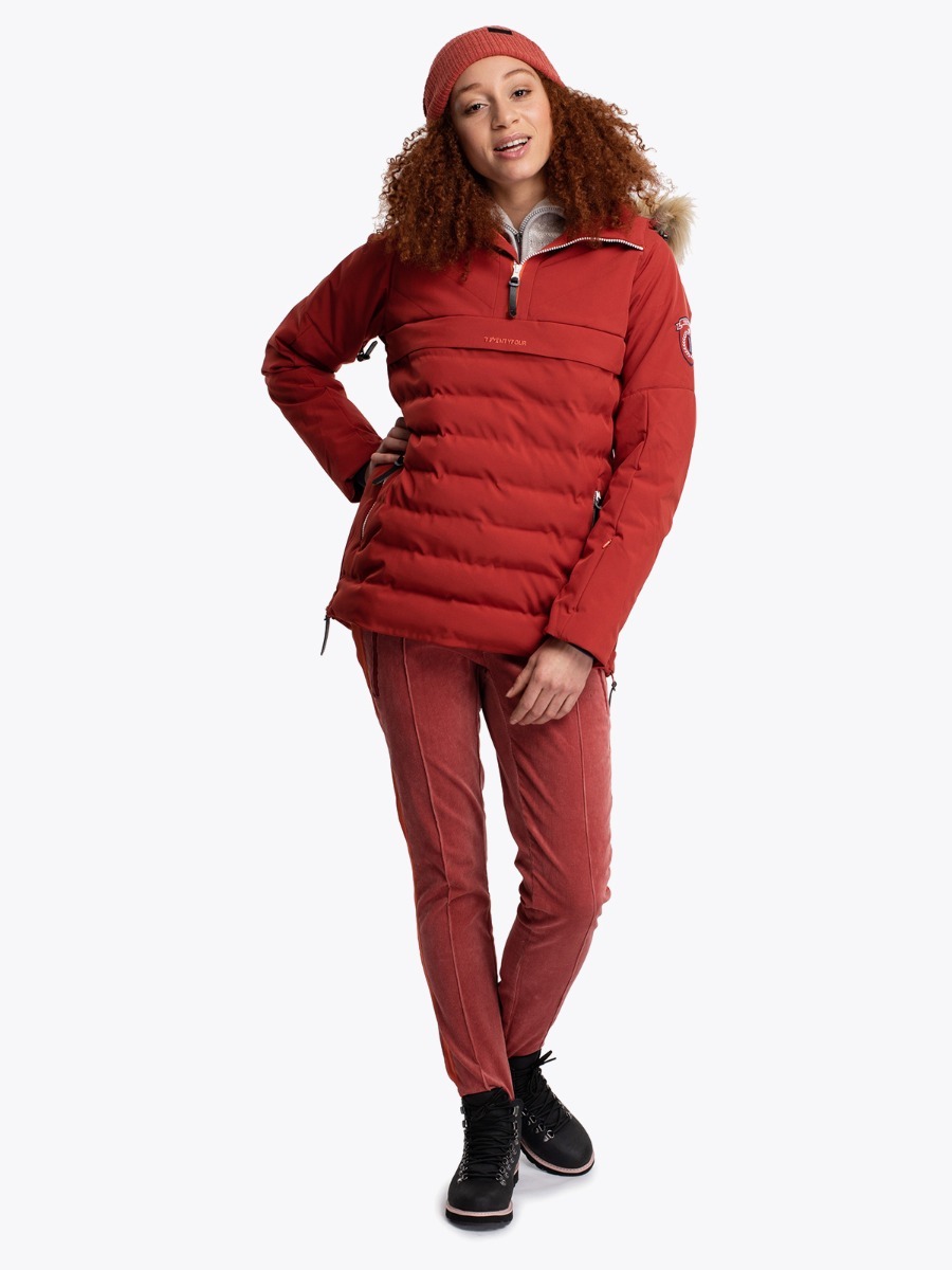 Twentyfour Finse Repreve Anorakk Mørk Rust