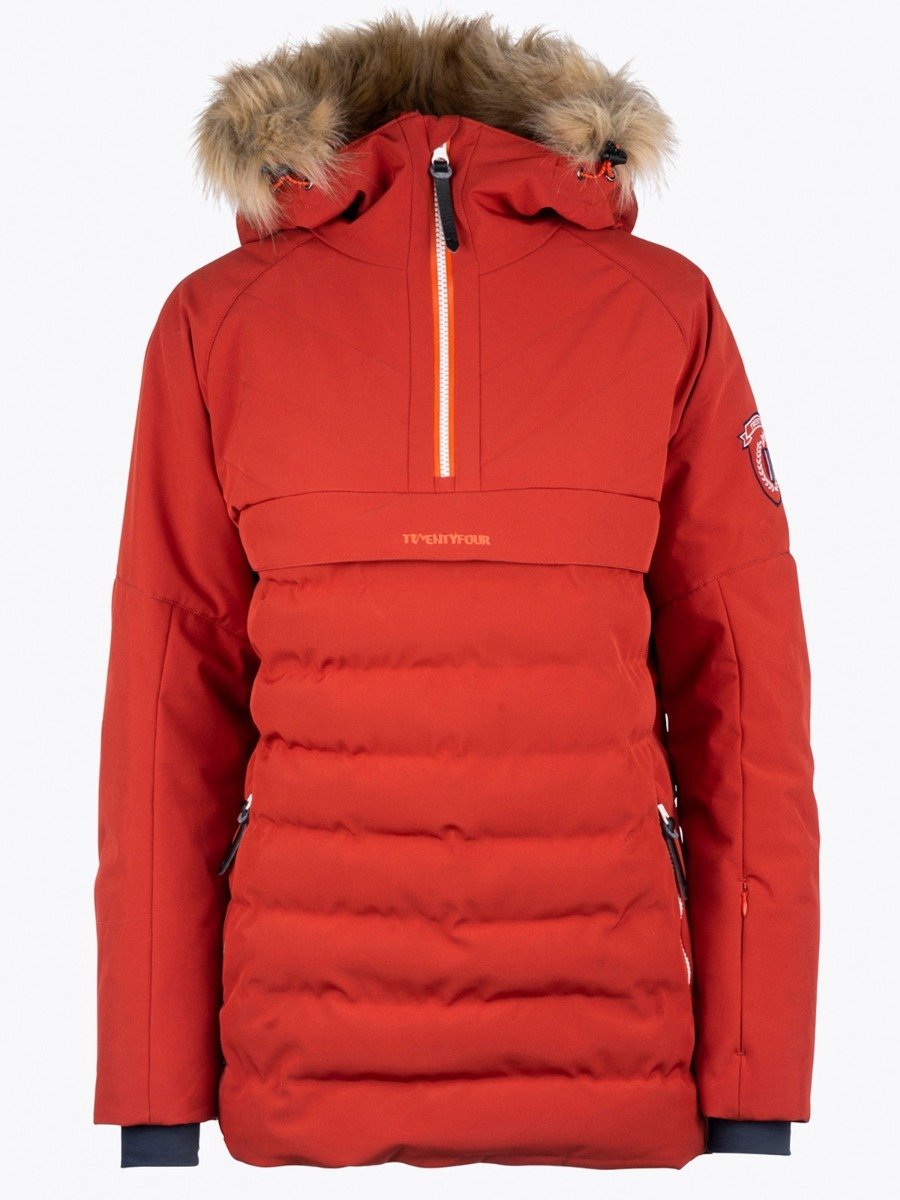 Twentyfour Finse Repreve Anorakk Mørk Rust