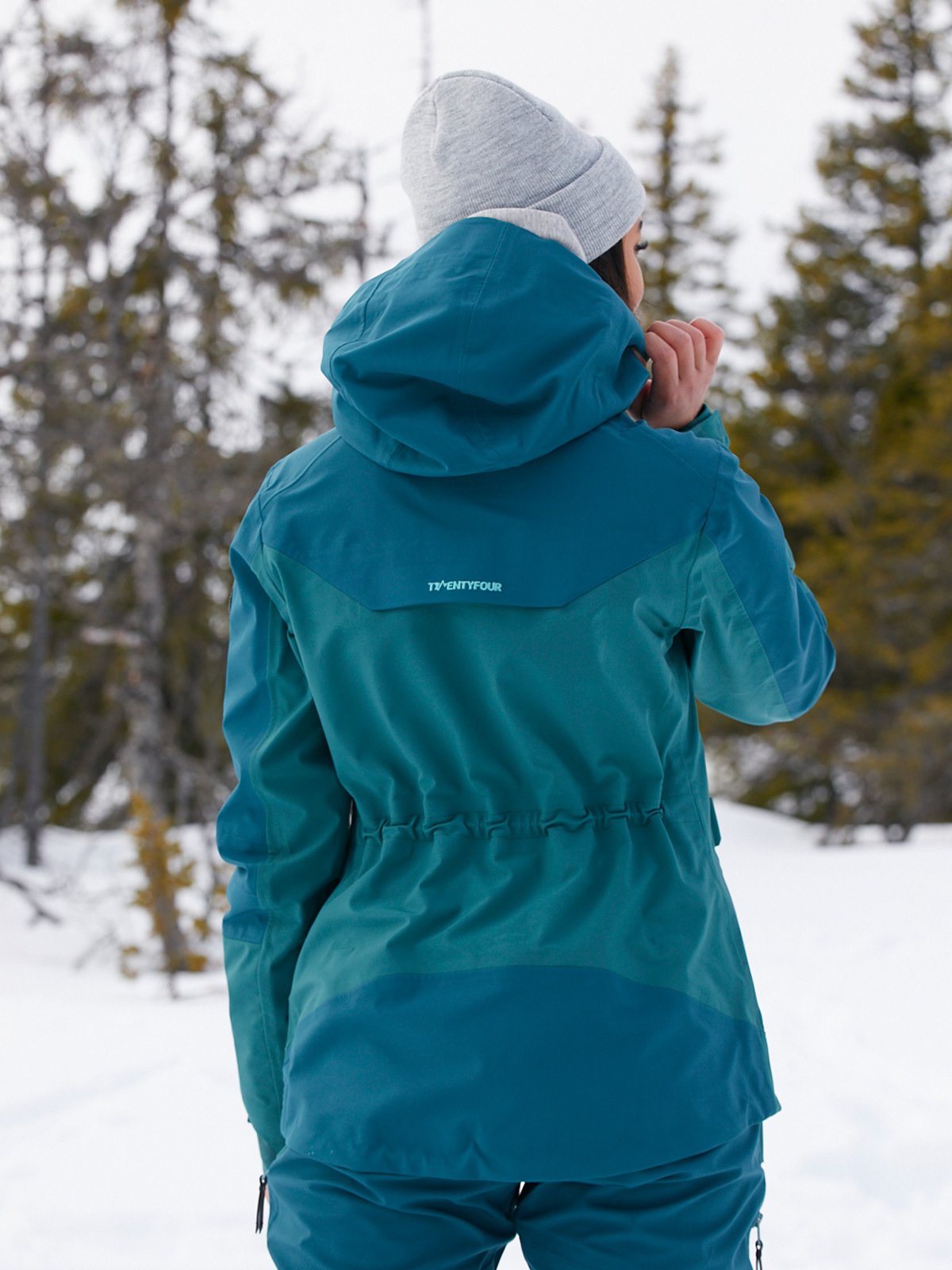 Twentyfour Isbre 3-Lags Jakke Mørkegrønn