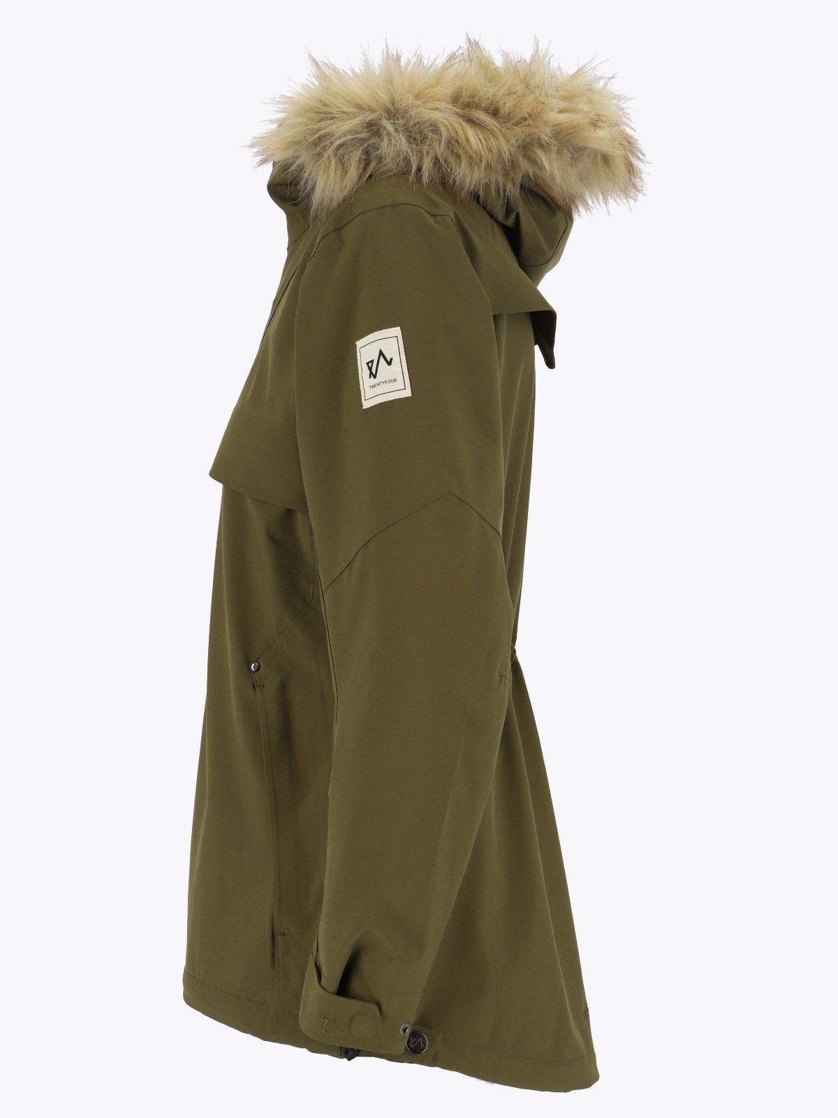 Twentyfour Finse 2.0 2-Lags Anorakk Mørk Oliven