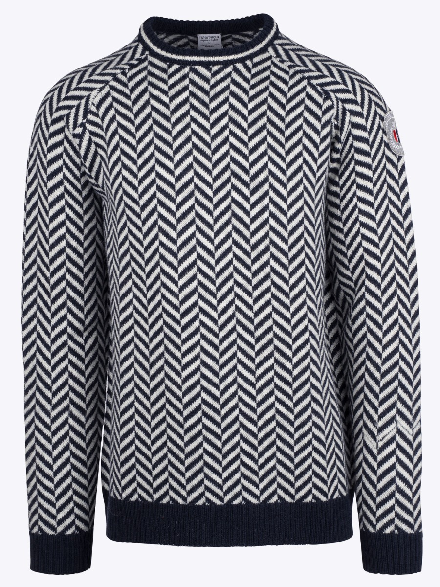 Twentyfour Finse 3D Ullgenser Blekkblå