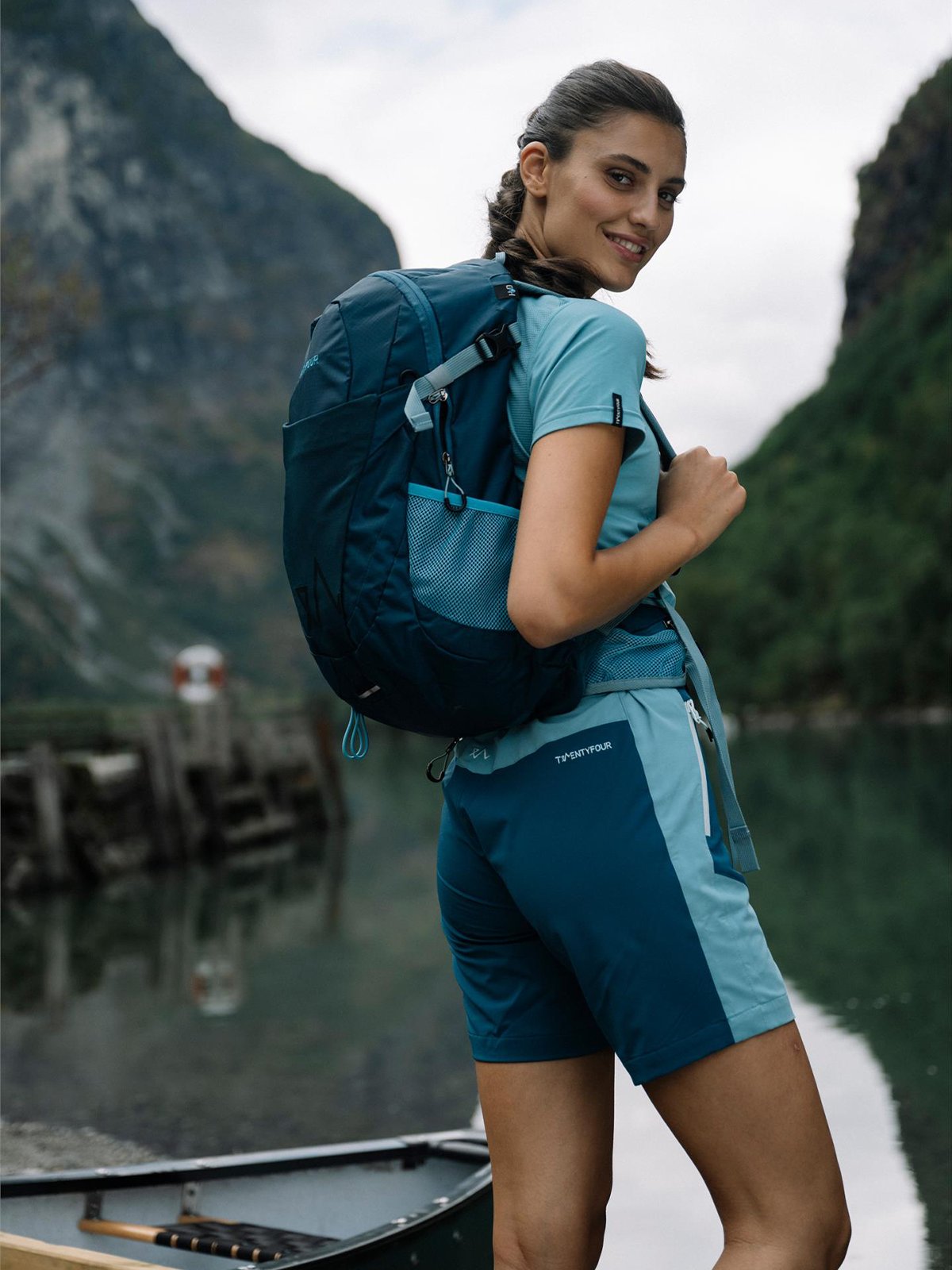 Twentyfour Flåm Ryggsekk 25L Petrolblå