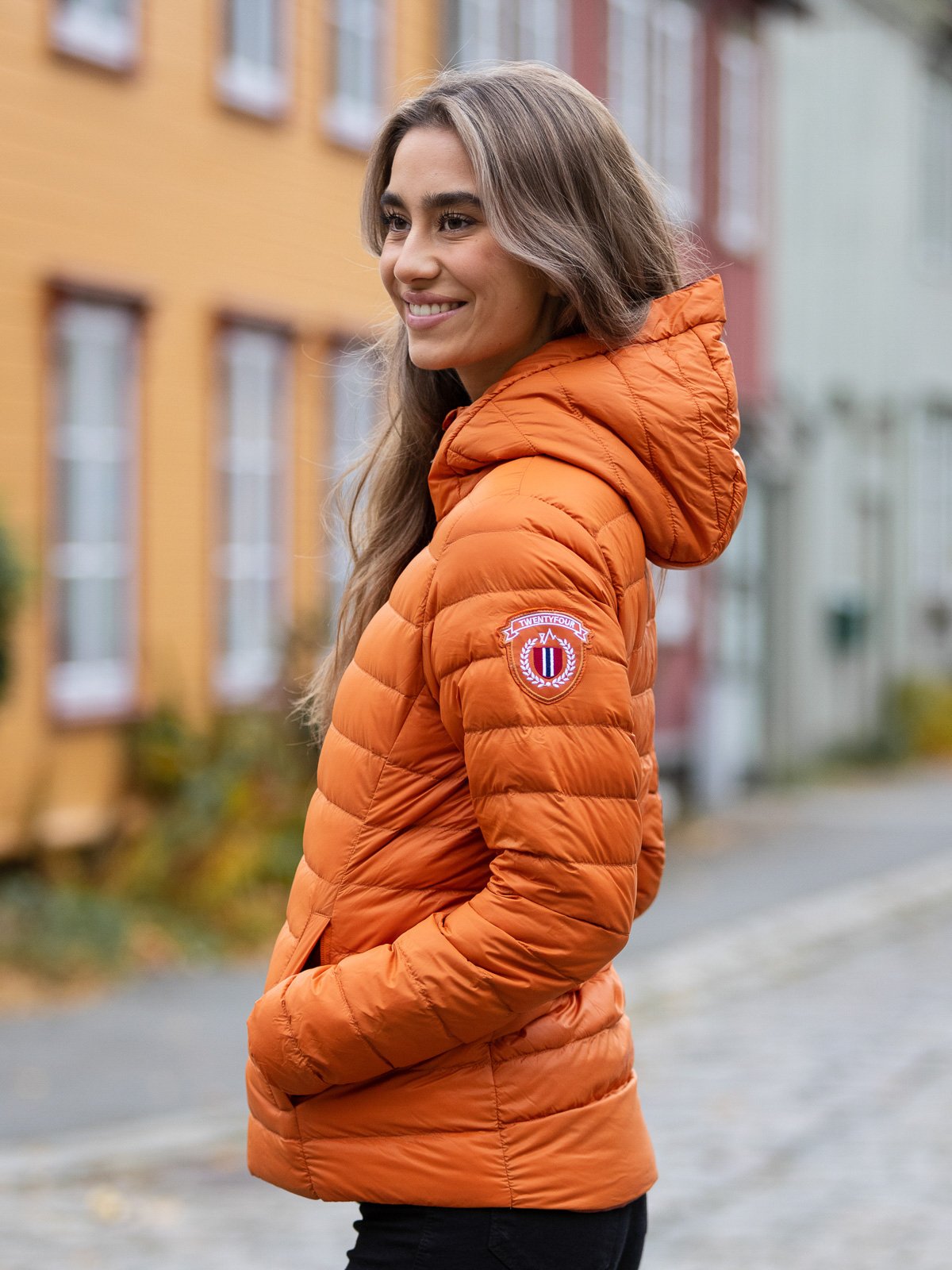 Twentyfour Finse Dunjakke Orange