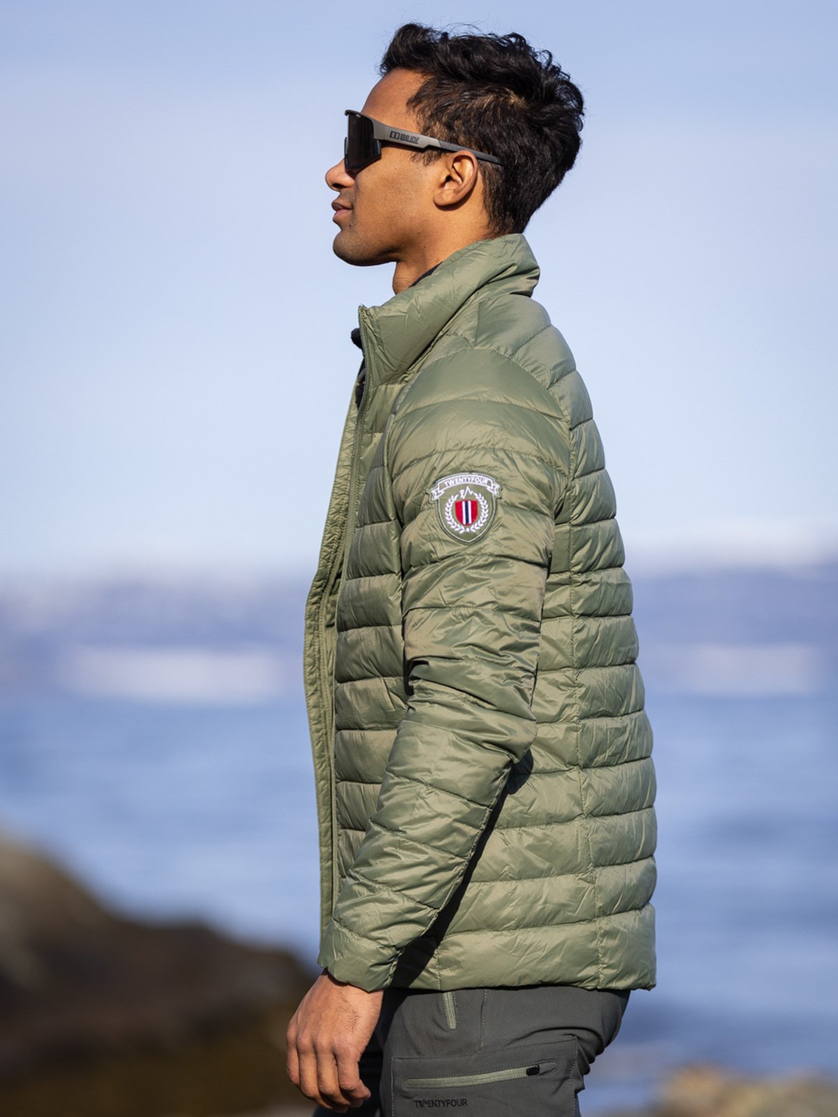 Twentyfour Finse Dunjakke Skog