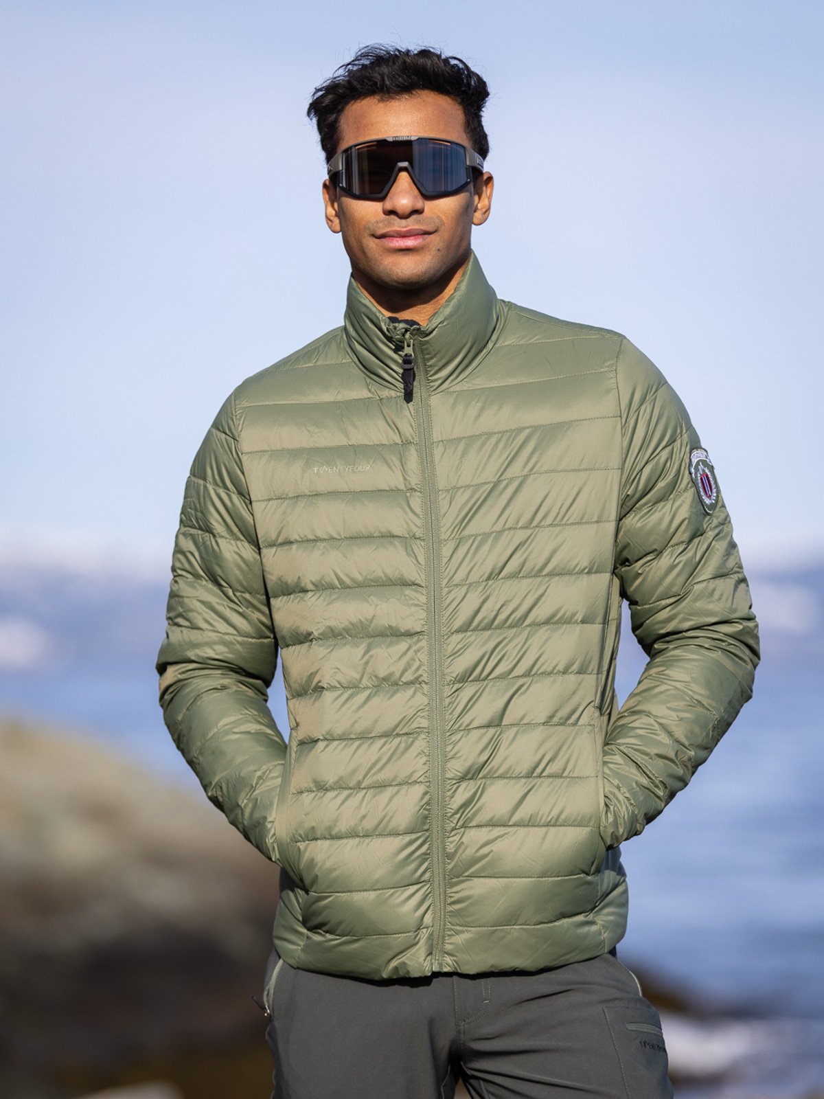 Twentyfour Finse Dunjakke Skog