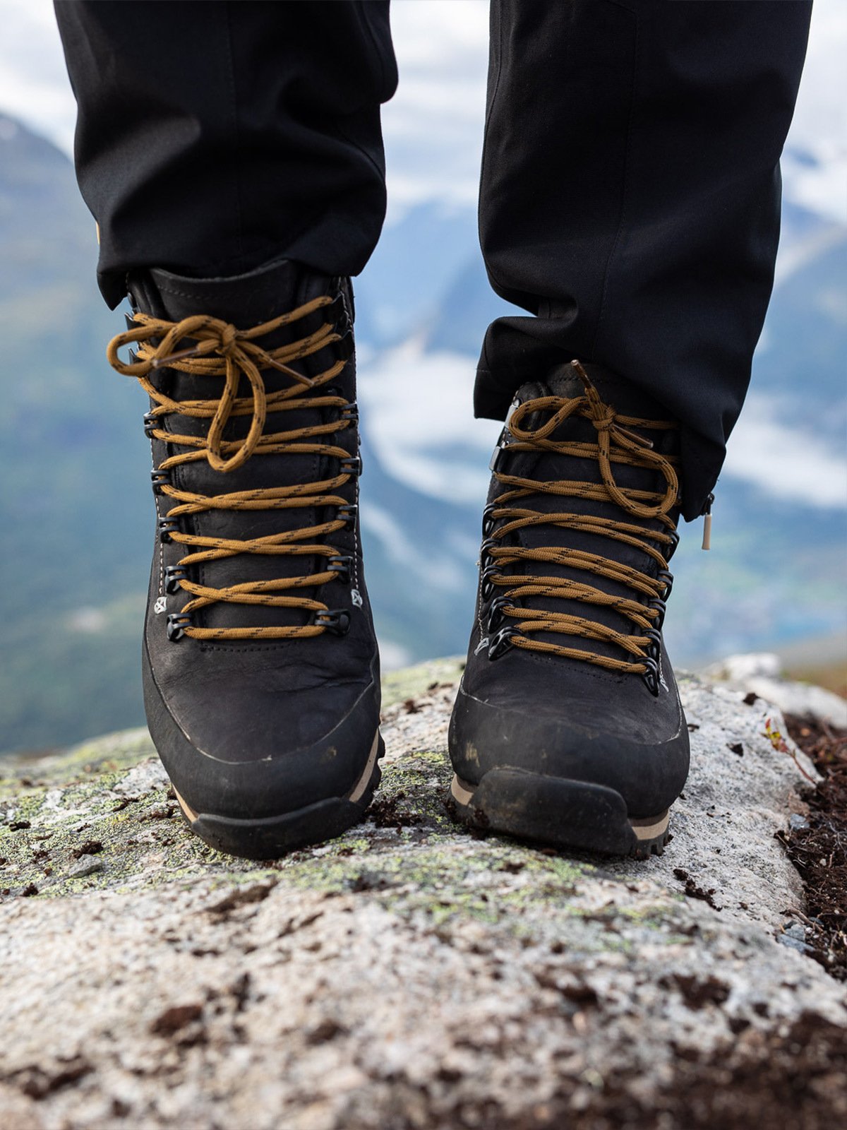 Twentyfour Finse Leather Boot Skyggesort