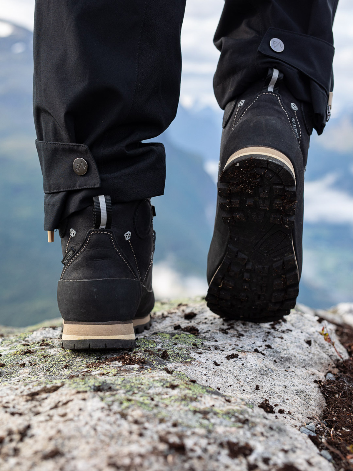 Twentyfour Finse Leather Boot Skyggesort