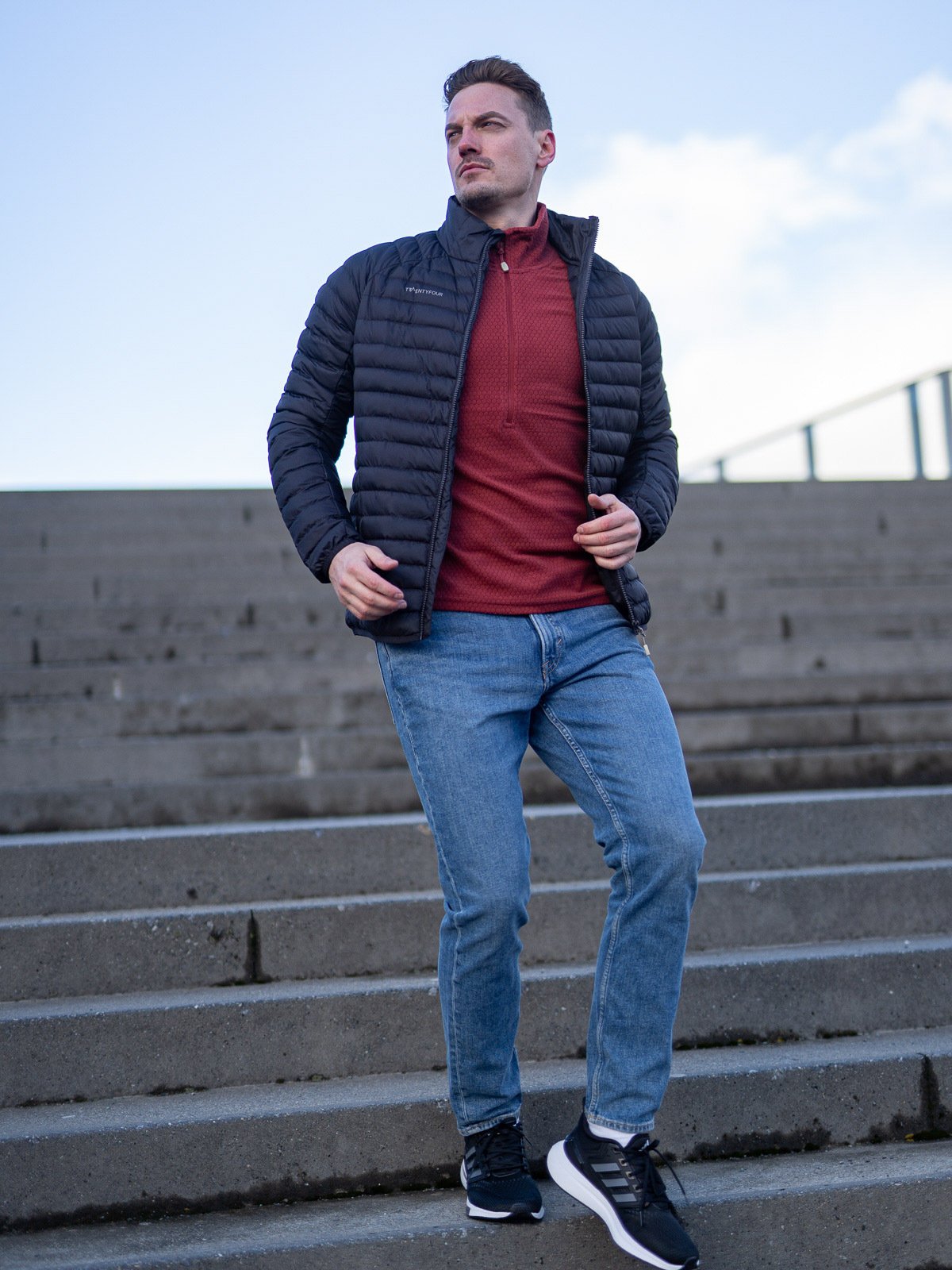 Twentyfour 1222 Thermal Jakke Mørk Denim