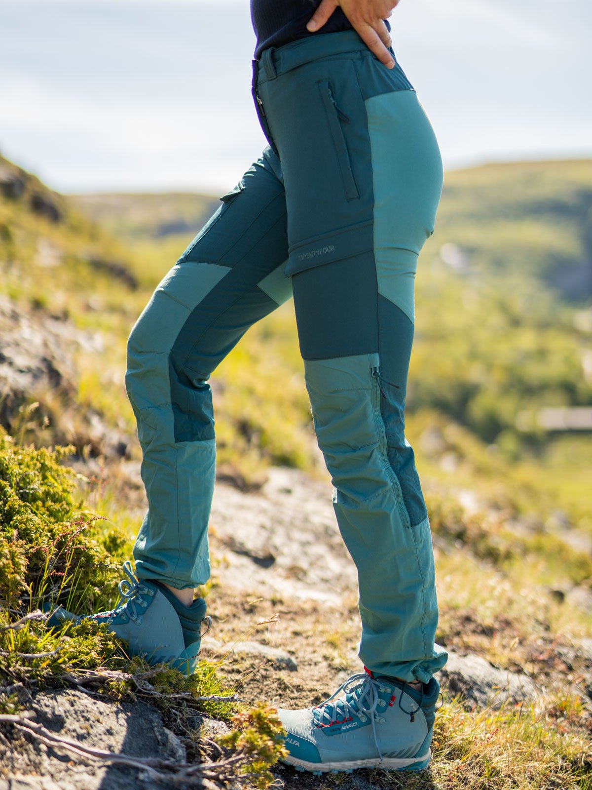 Twentyfour Flåm Hiking Bukse Dyp Grønn