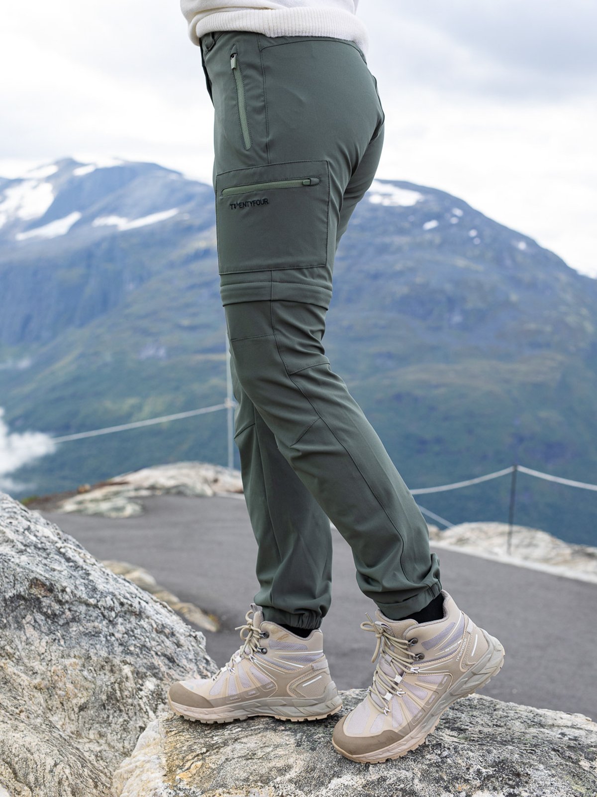 Twentyfour 1222 Multibukse Mørk Timian