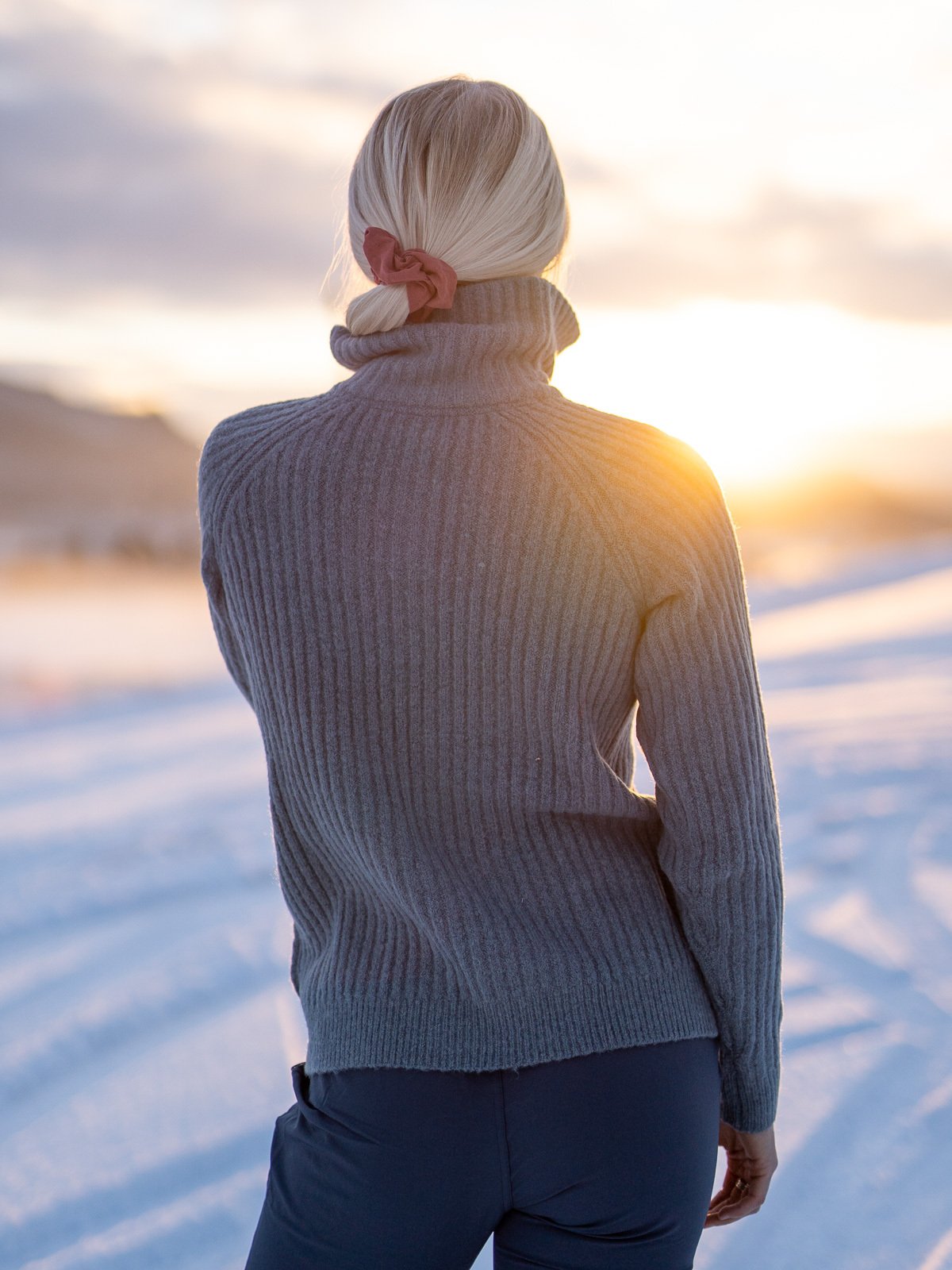 Twentyfour 1222 Half Zip Genser Gråblå