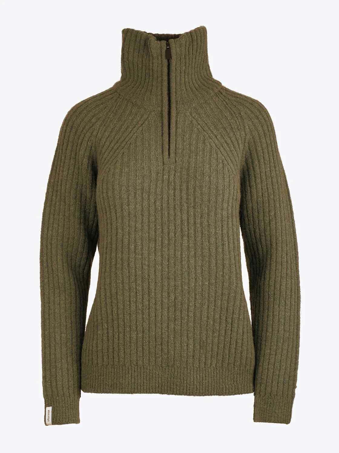 Twentyfour 1222 Half Zip Genser Mørk Oliven