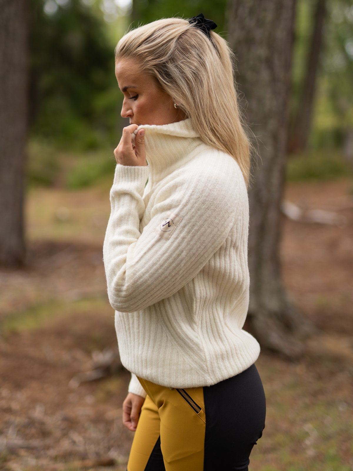 Twentyfour 1222 Half Zip Genser Varmhvit