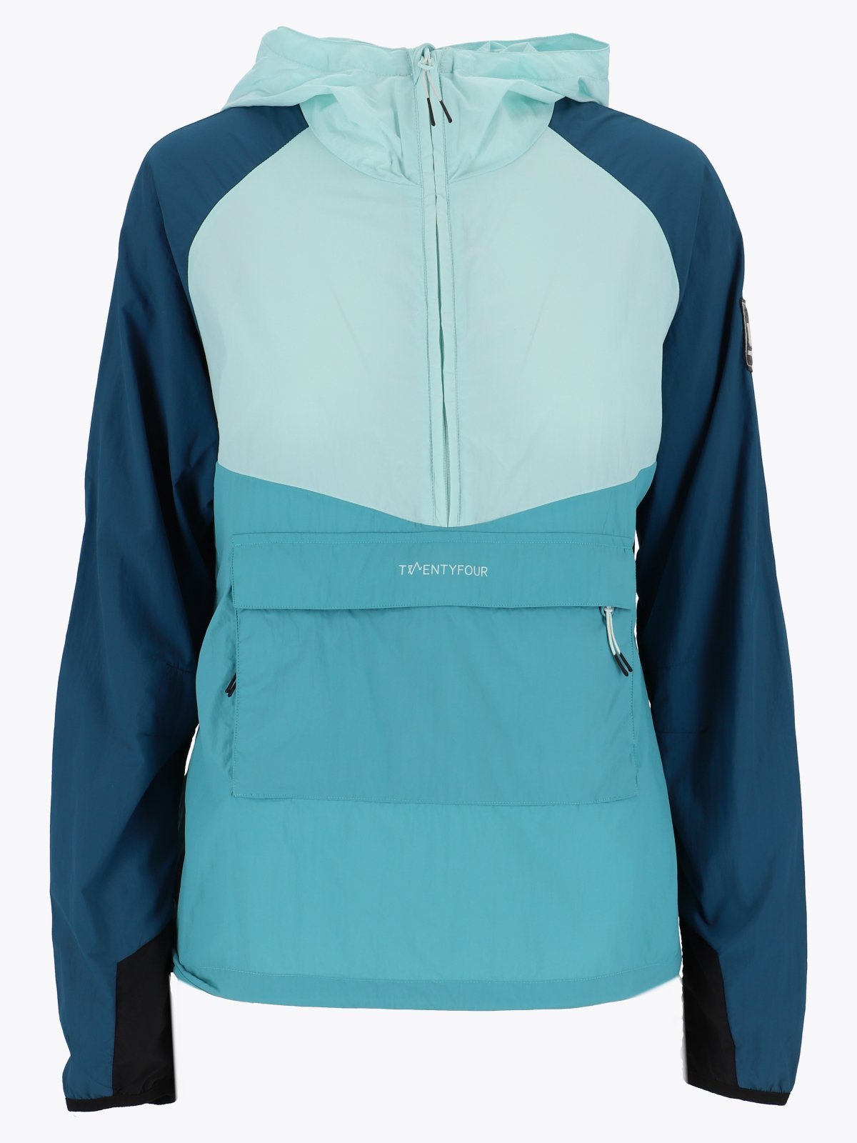Twentyfour Flåm Light Anorakk Isblå