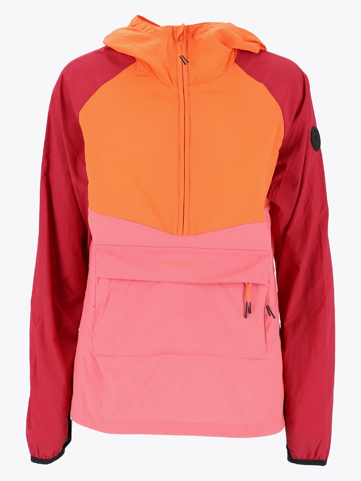 Twentyfour Flåm Light Anorakk Rødorange