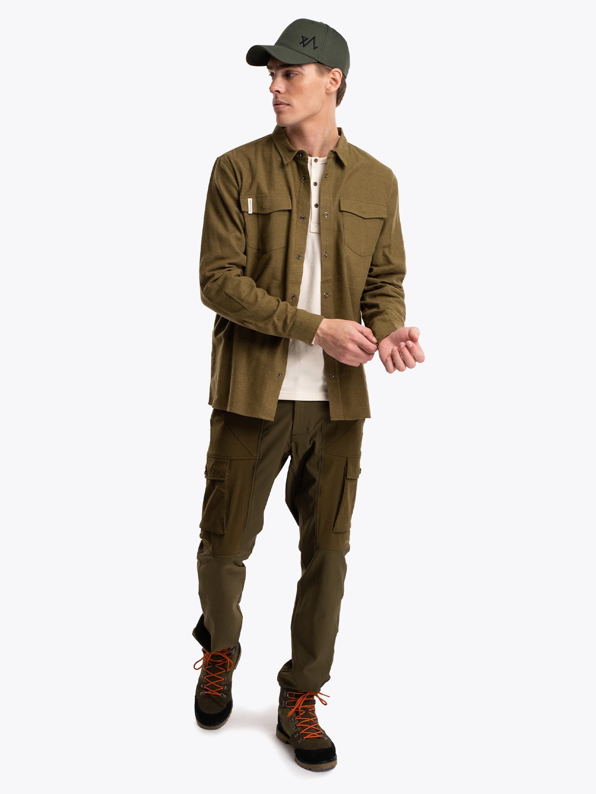 Twentyfour 1222 Hike Skjorte Mørk Oliven