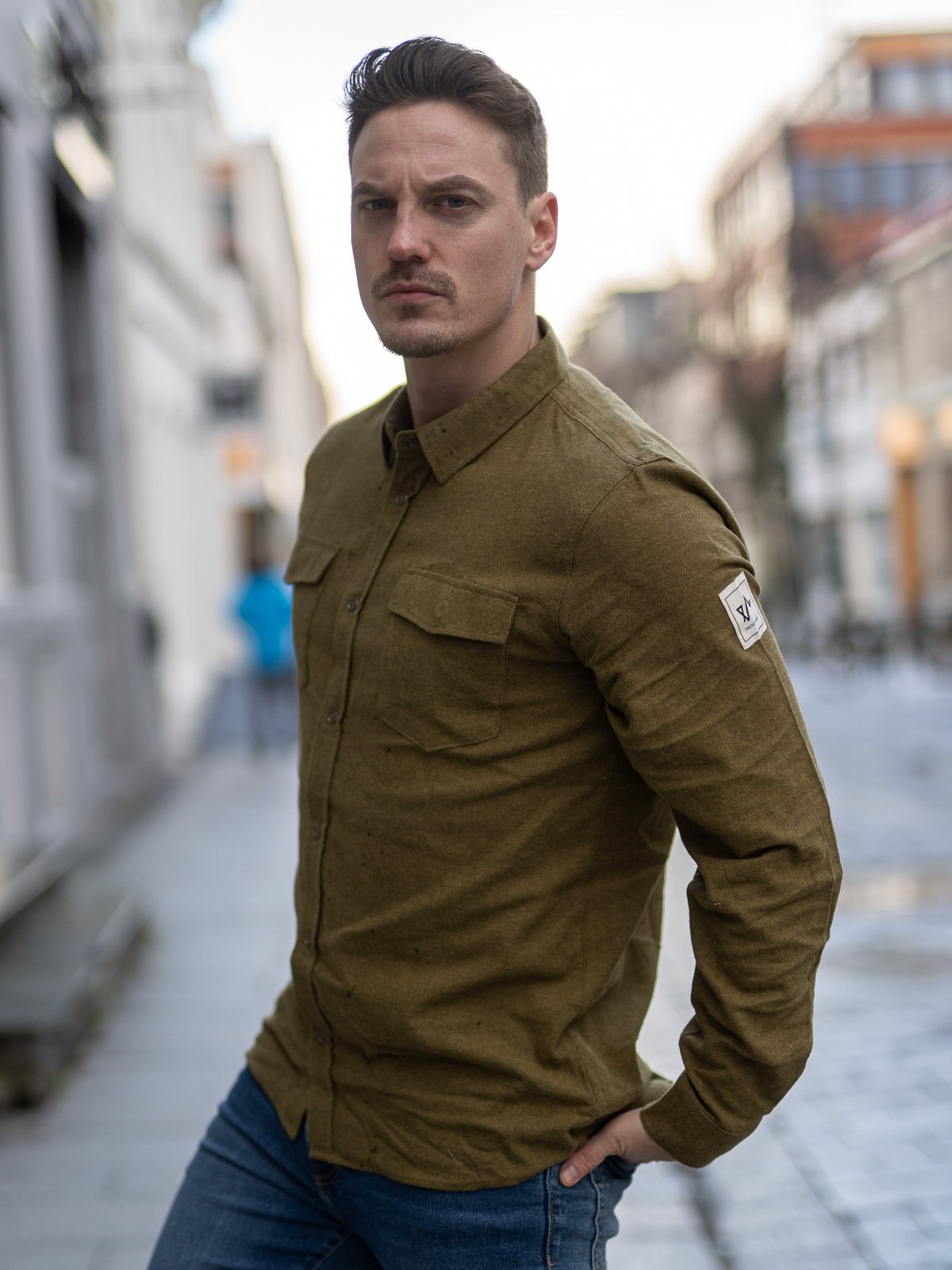 Twentyfour 1222 Hike Skjorte Mørk Oliven