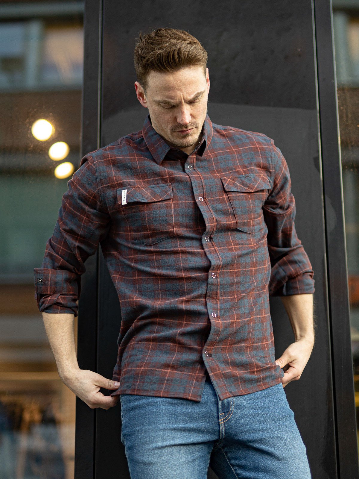 Twentyfour 1222 Hike Skjorte Mørk Marine