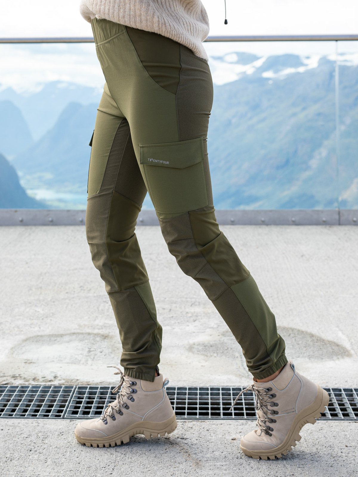 Twentyfour 1222 Shape Bukse Mørk Oliven