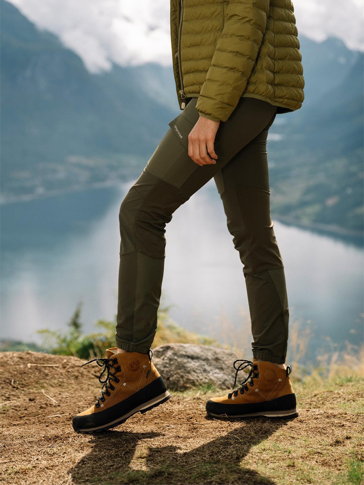 Twentyfour 1222 Shape Bukse Mørk Oliven