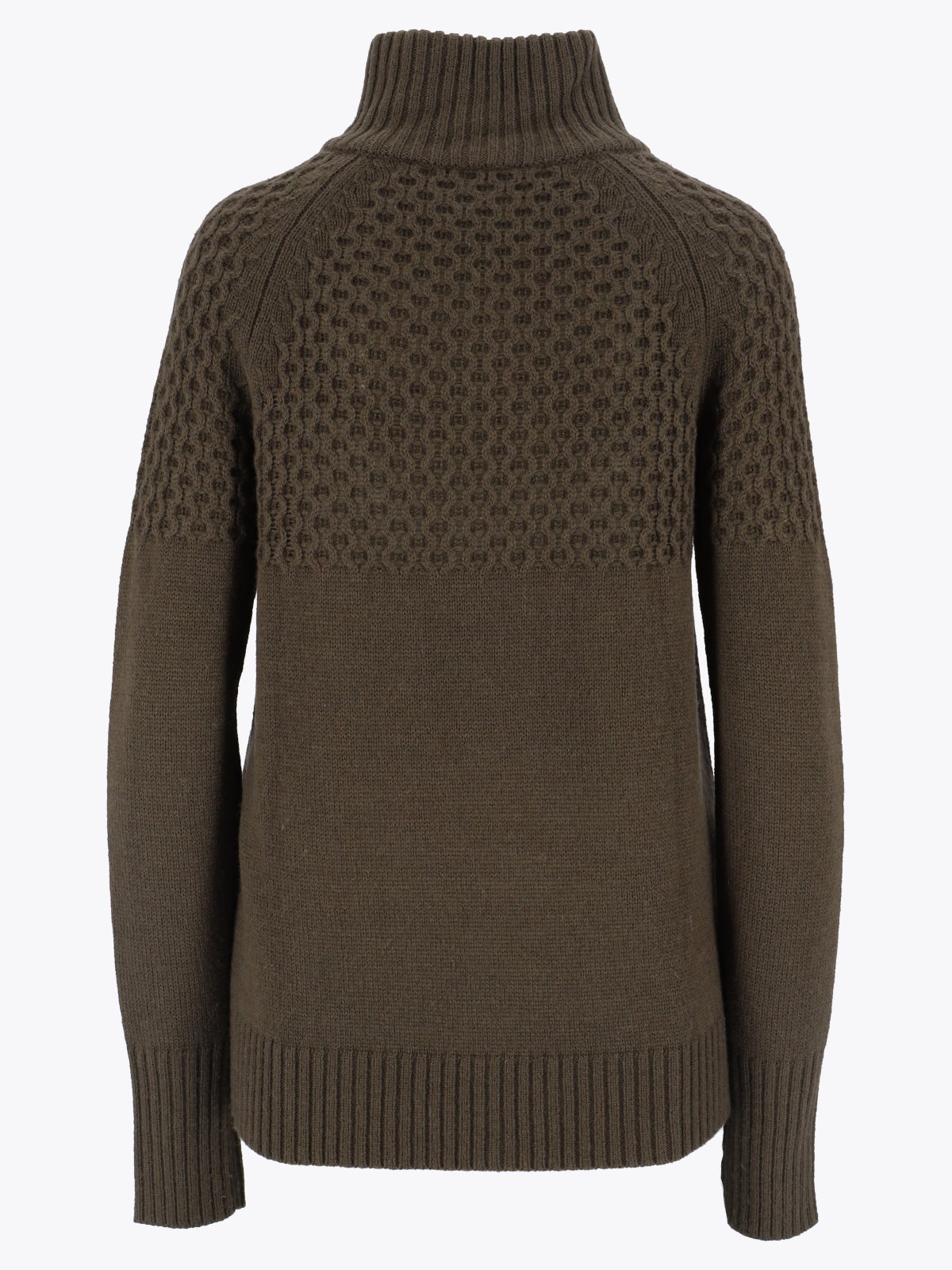 Twentyfour Mellow Wave Ull Half zip Armygrønn