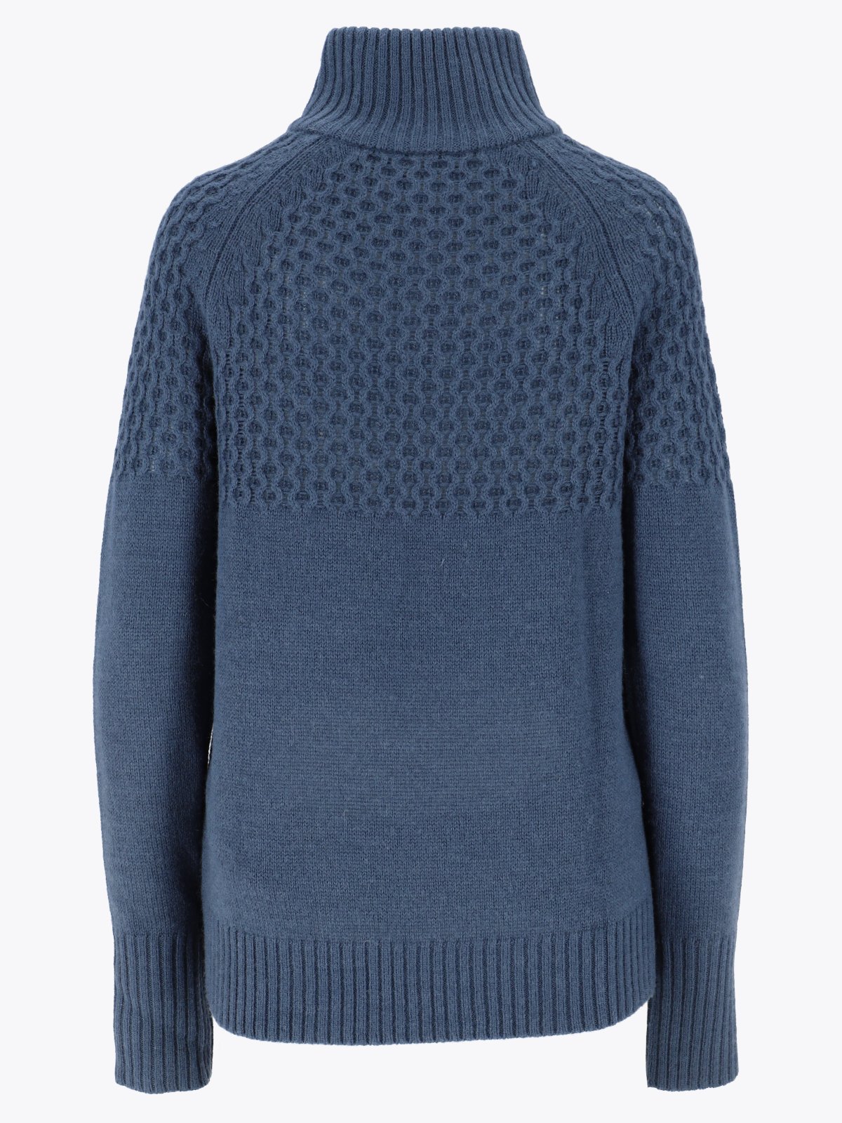 Twentyfour Mellow Wave Ull Half zip Blålilla