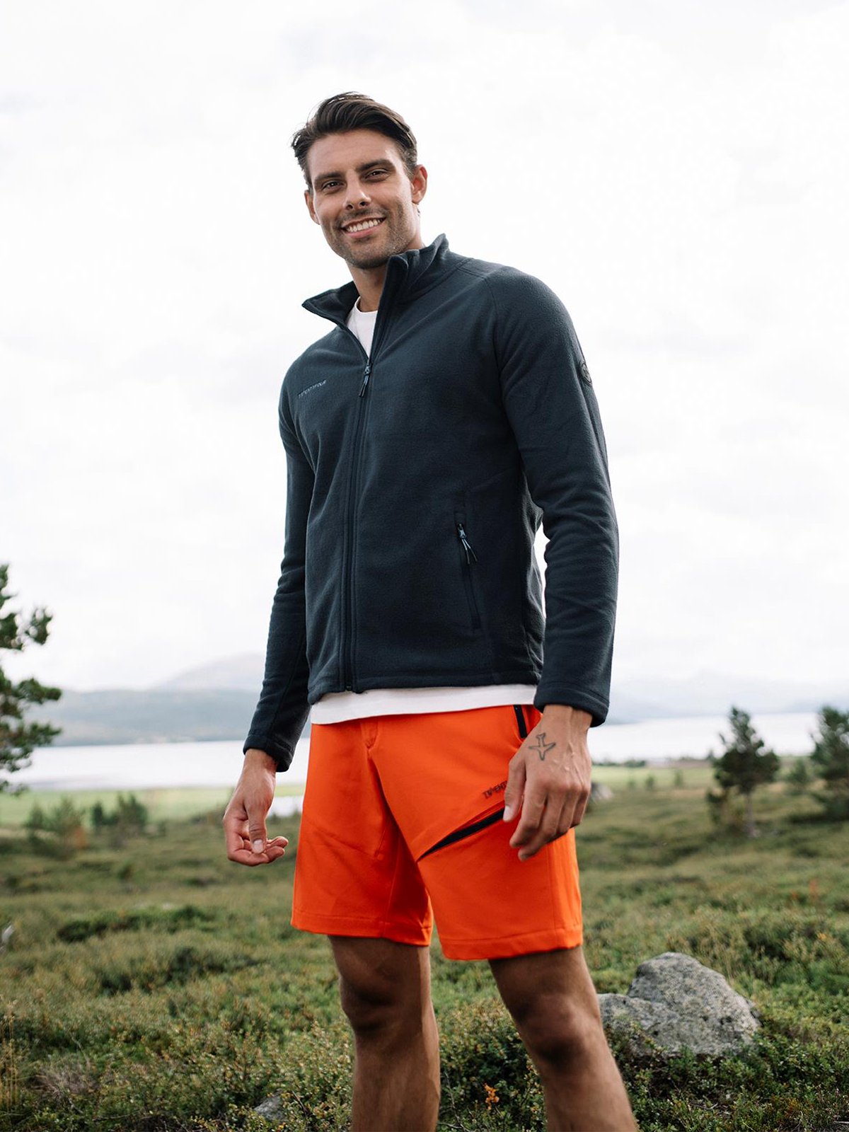 Twentyfour Flåm Fleece H Blekkblå