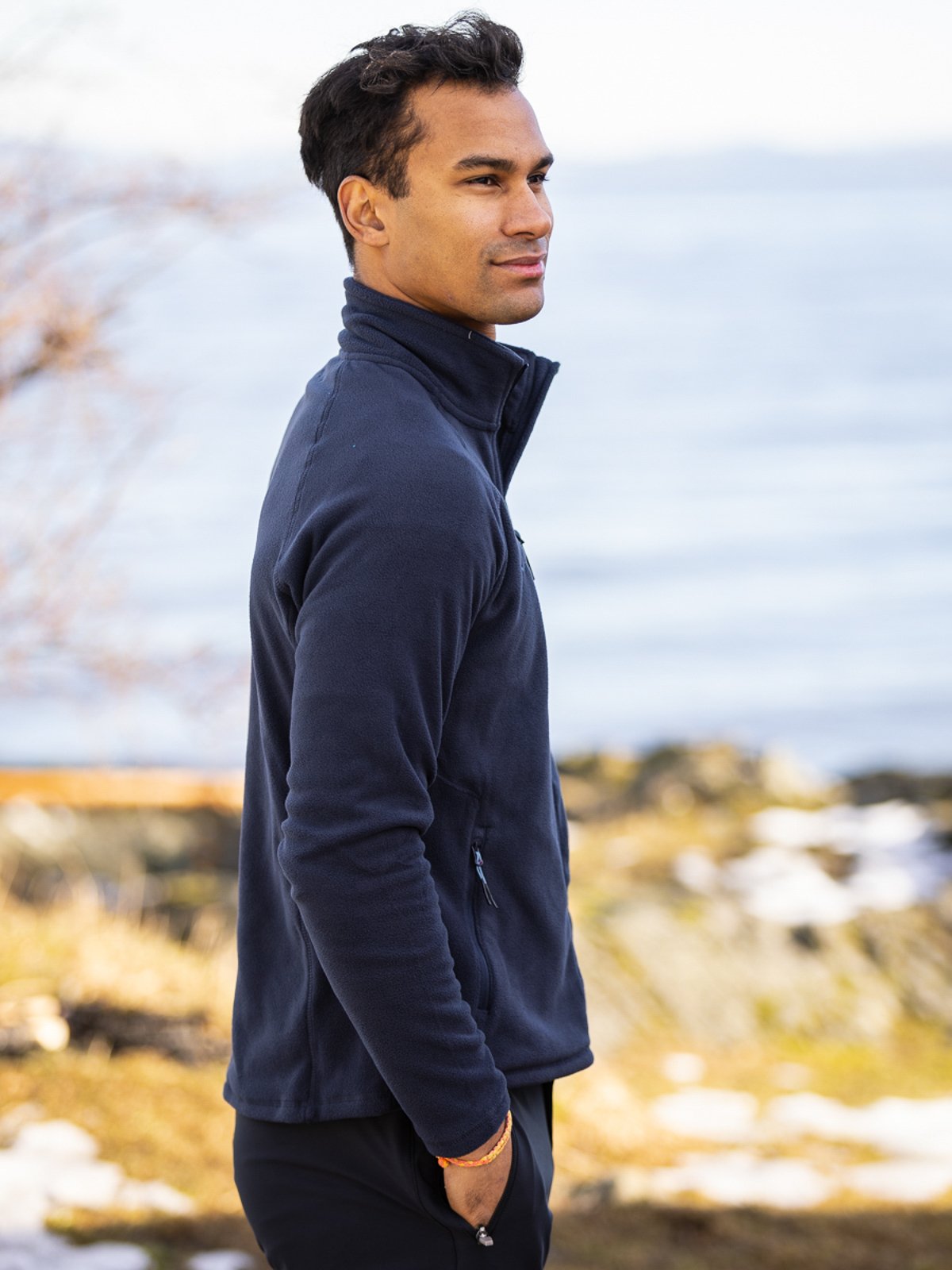 Twentyfour Flåm Fleece H Blekkblå