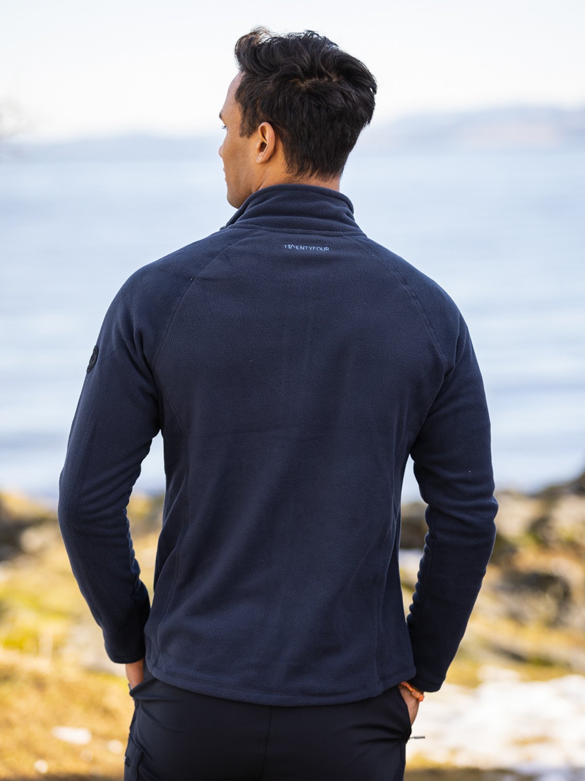 Twentyfour Flåm Fleece H Blekkblå