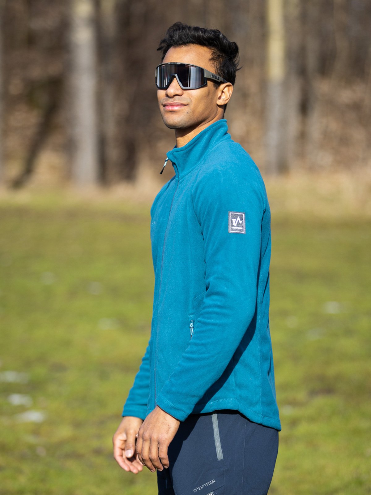 Twentyfour Flåm Fleece H Petrolblå