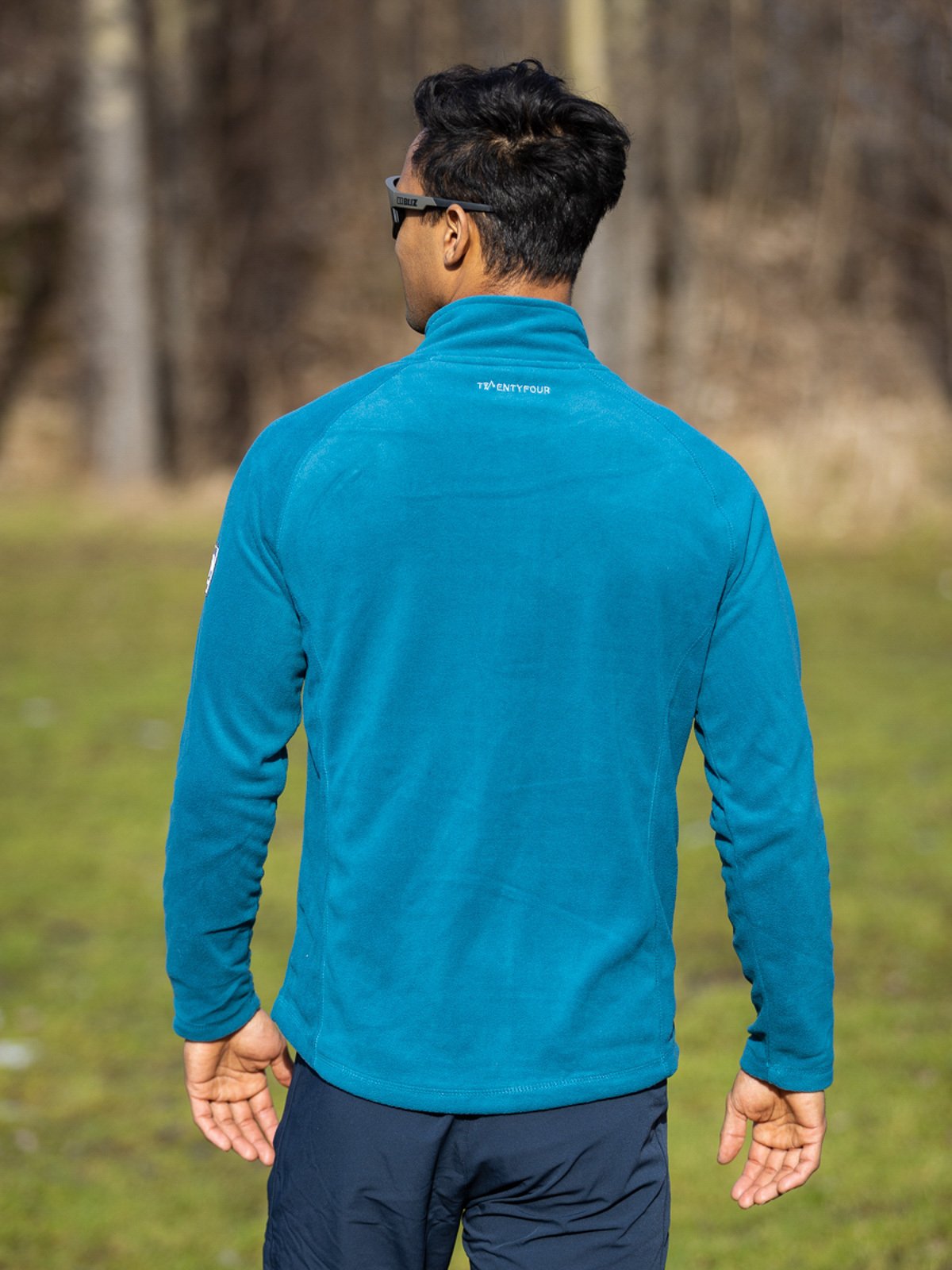 Twentyfour Flåm Fleece H Petrolblå