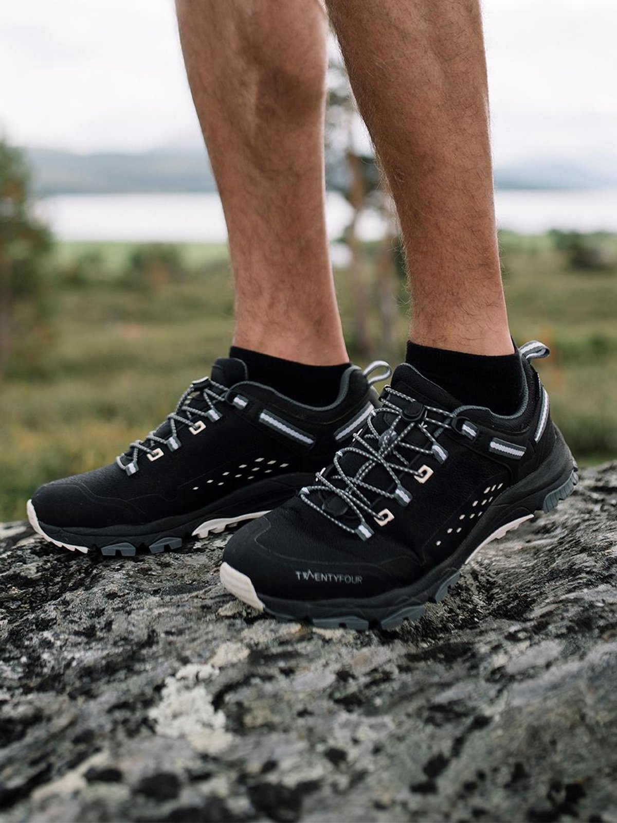 Twentyfour Flåm Hiking LowCut H Skyggesort