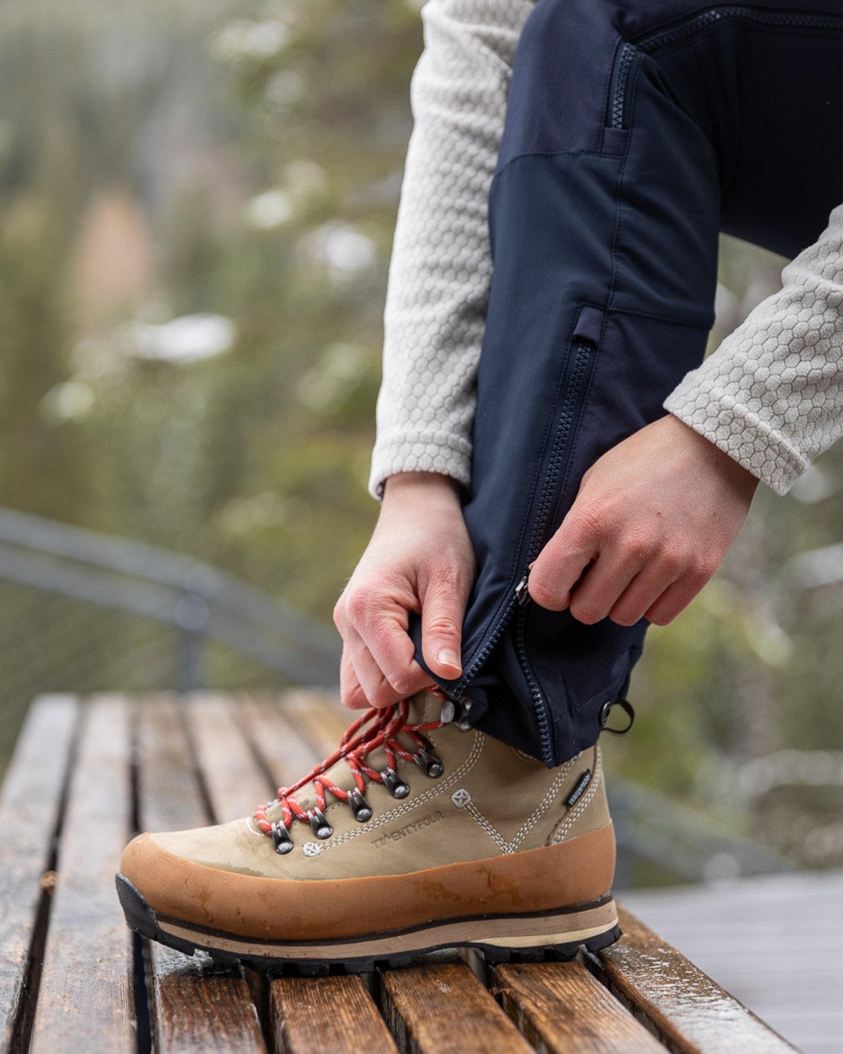 Twentyfour Finse Softshellbukse Blekkblå