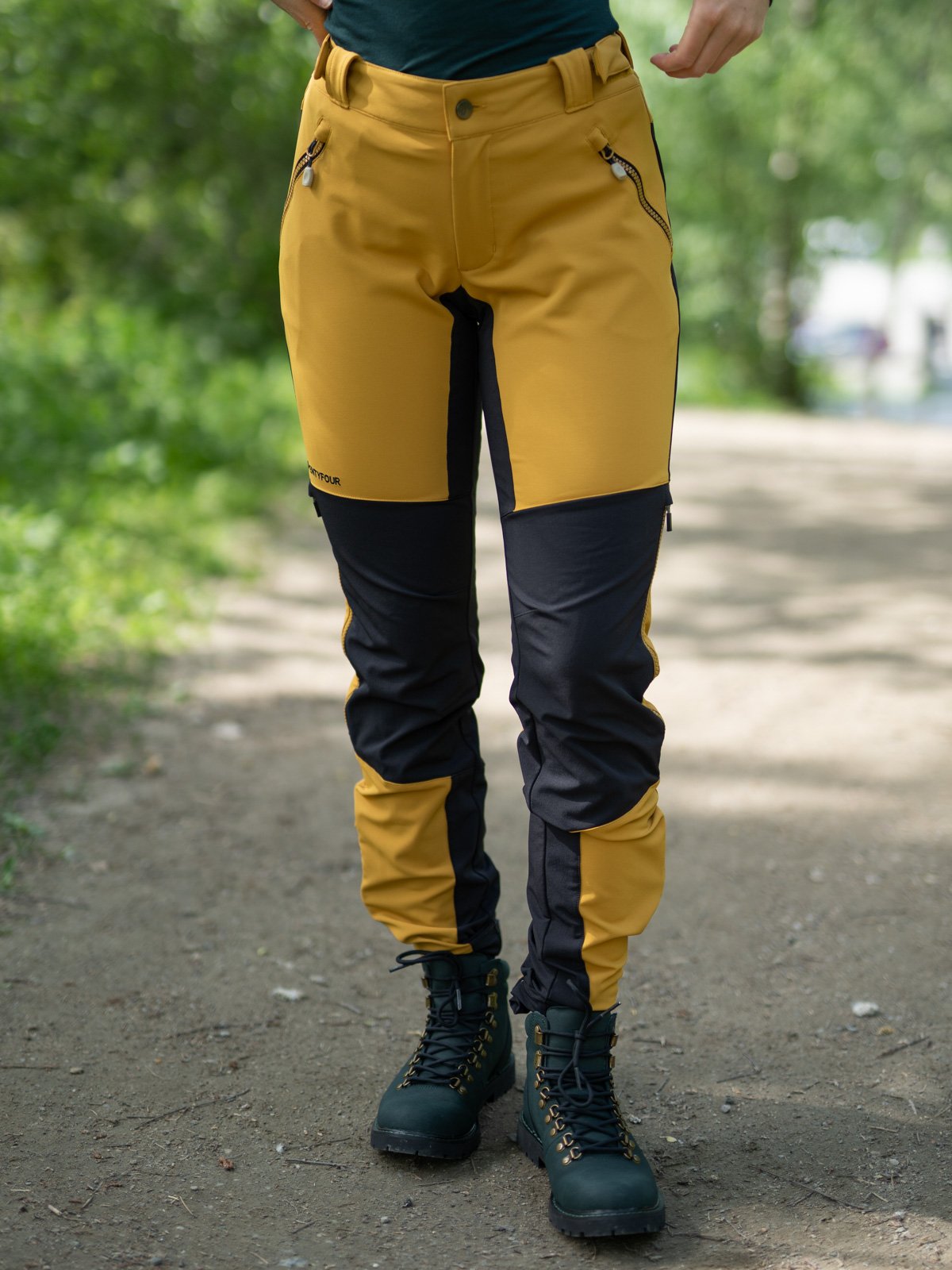 Twentyfour Finse Softshellbukse Sennepsgul