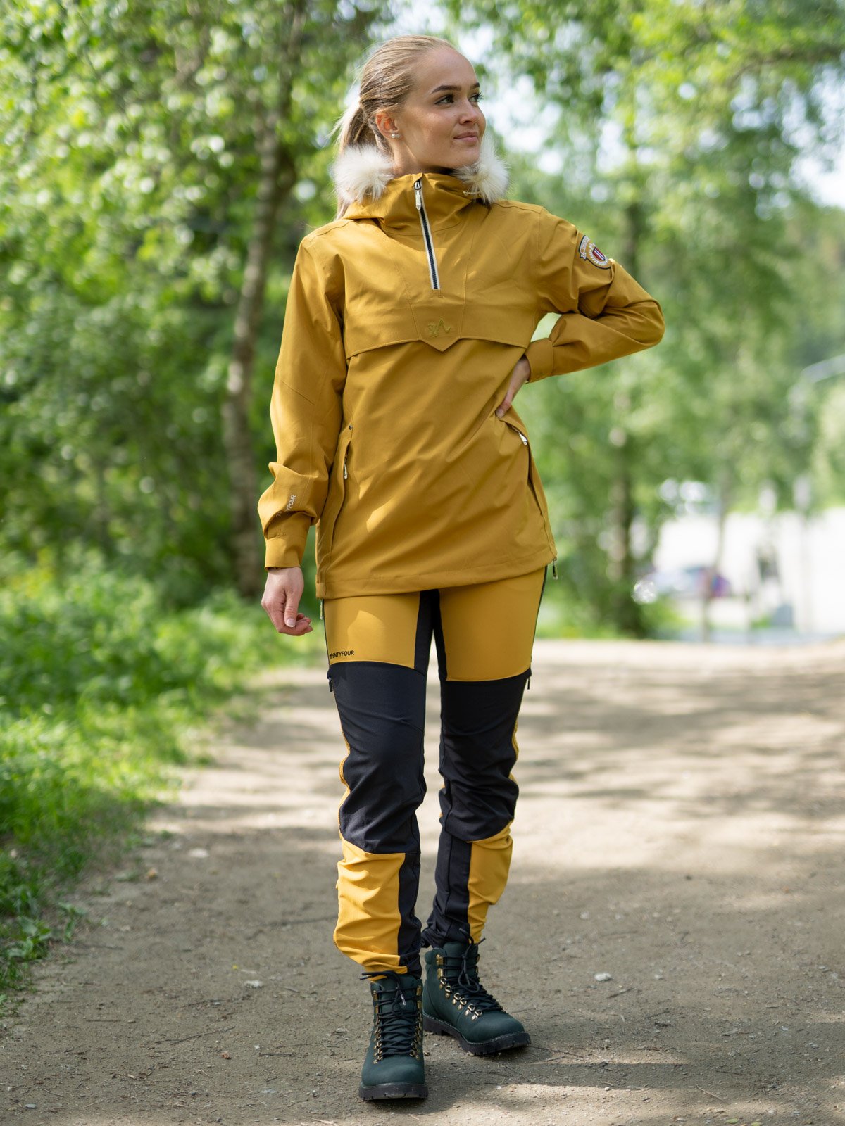 Twentyfour Finse Softshellbukse Sennepsgul