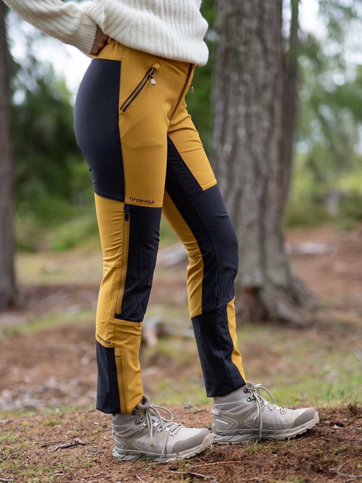 Twentyfour Finse Softshellbukse Sennepsgul