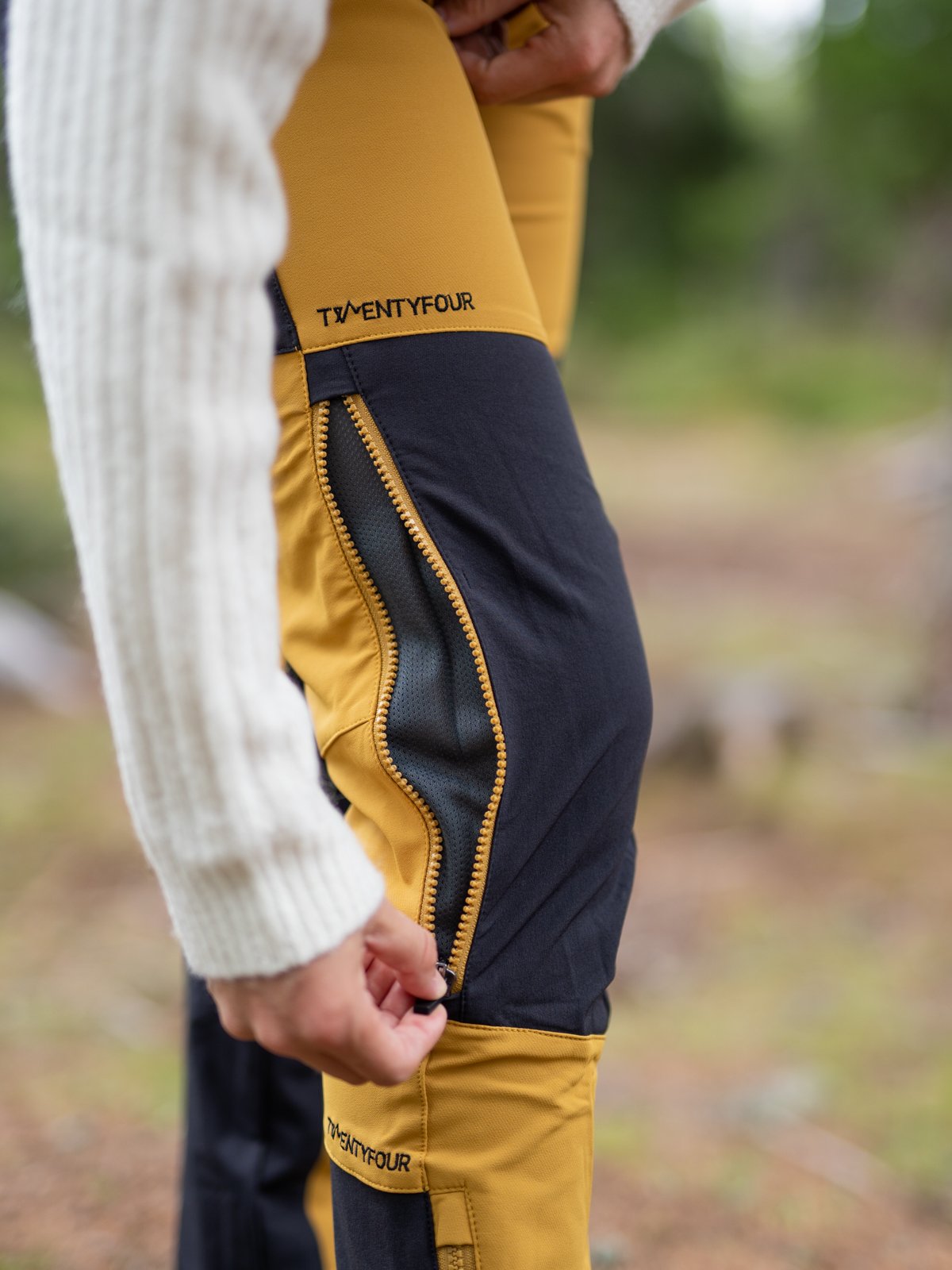 Twentyfour Finse Softshellbukse Sennepsgul