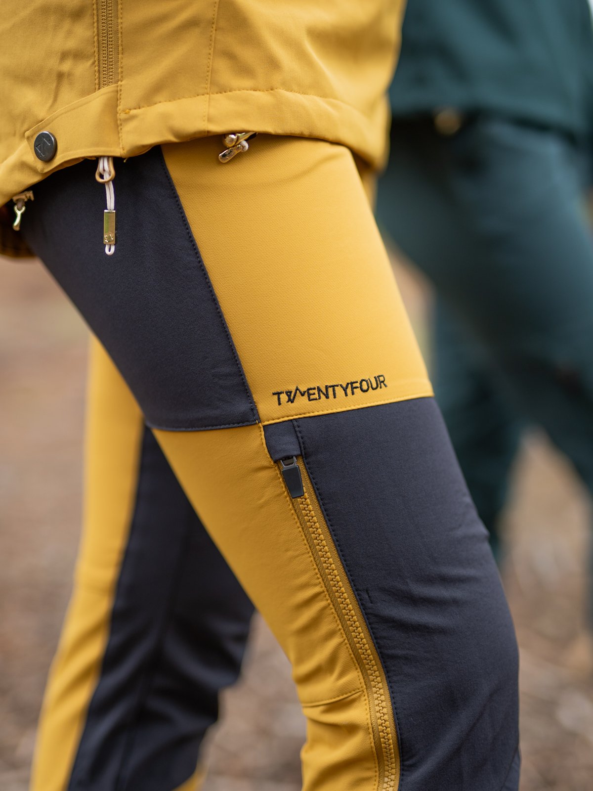 Twentyfour Finse Softshellbukse Sennepsgul