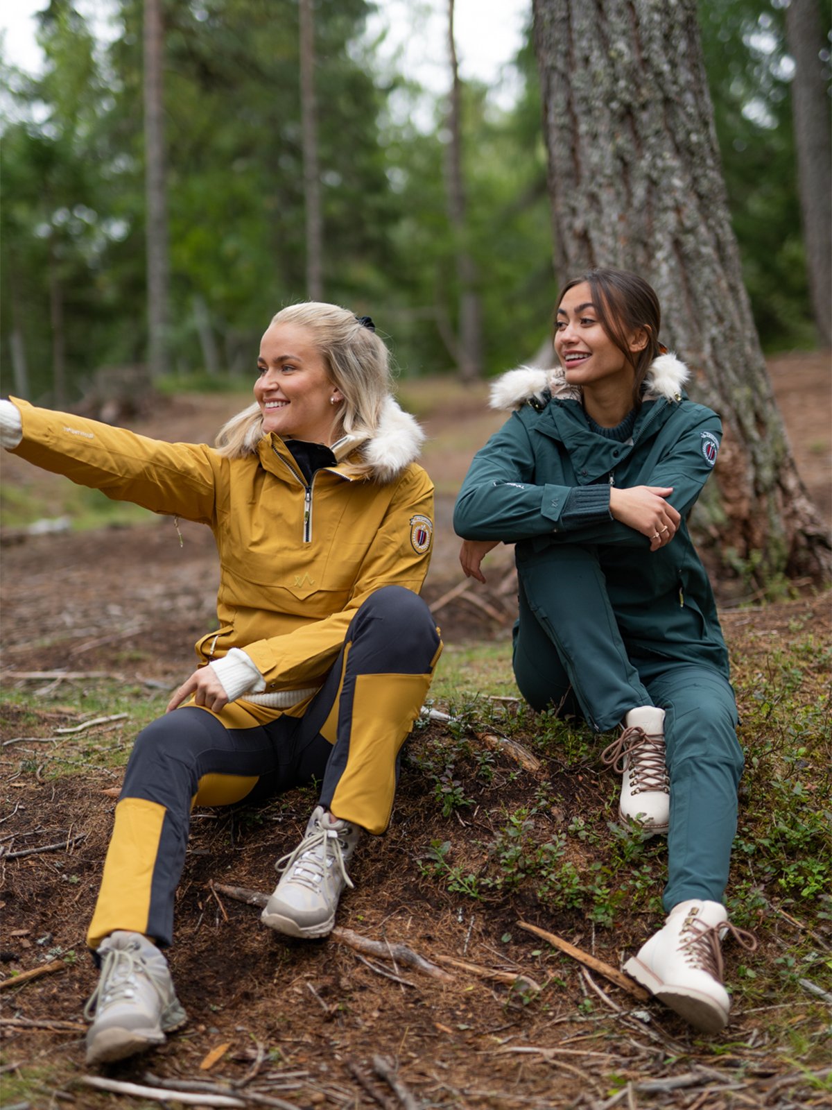 Twentyfour Finse Softshellbukse Sennepsgul