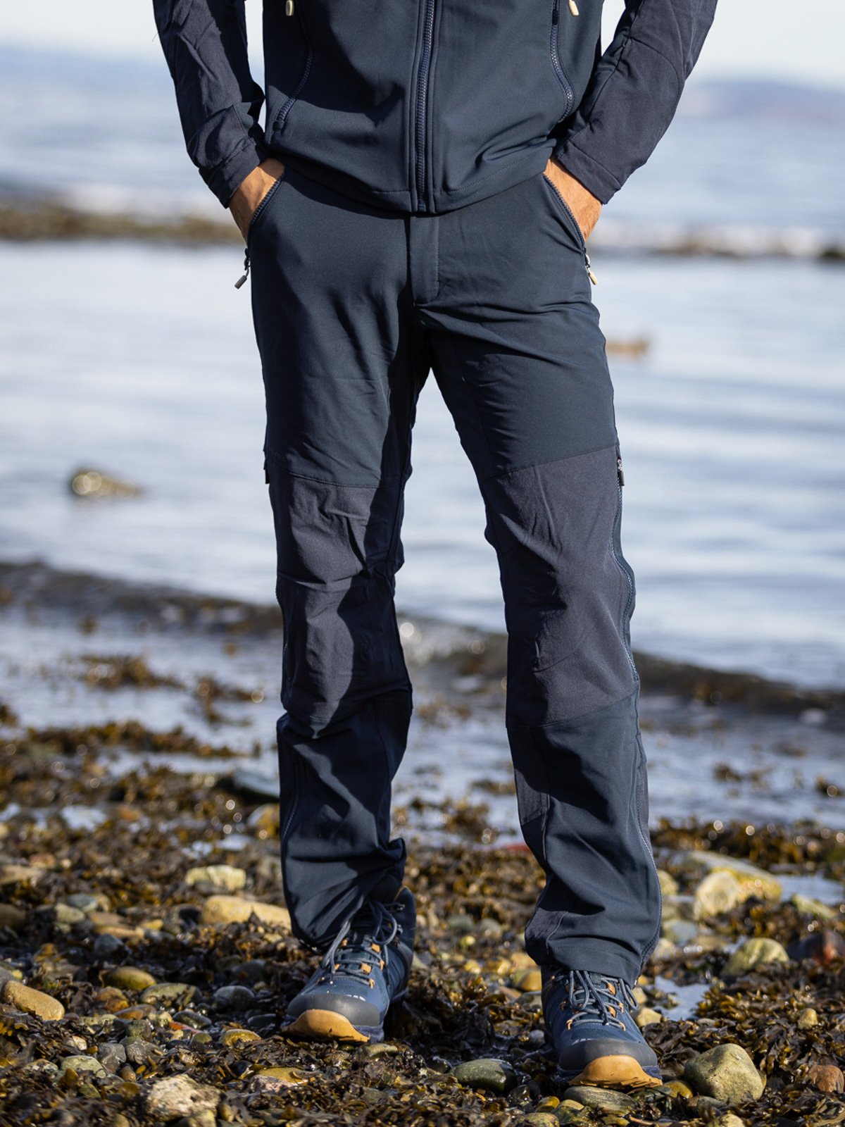 Twentyfour Finse Softshellbukse H Blekkblå