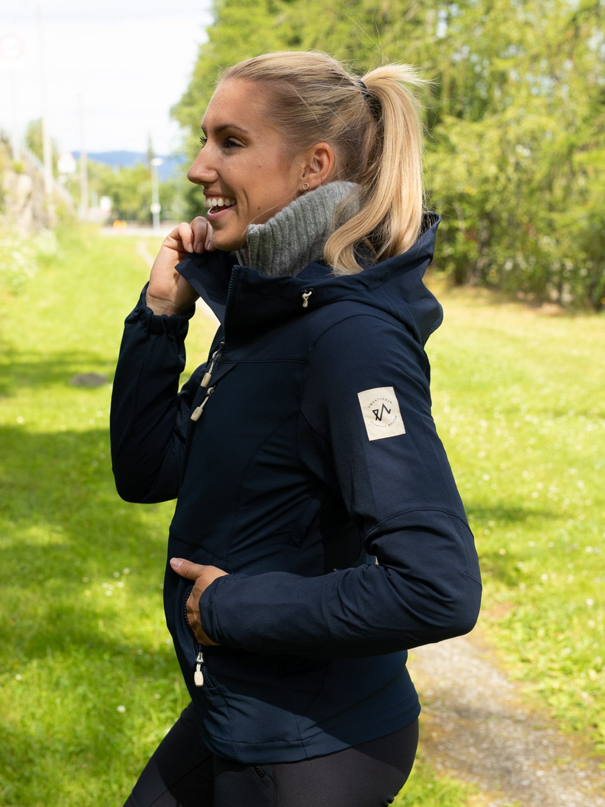 Twentyfour Finse Softshelljakke Blekkblå