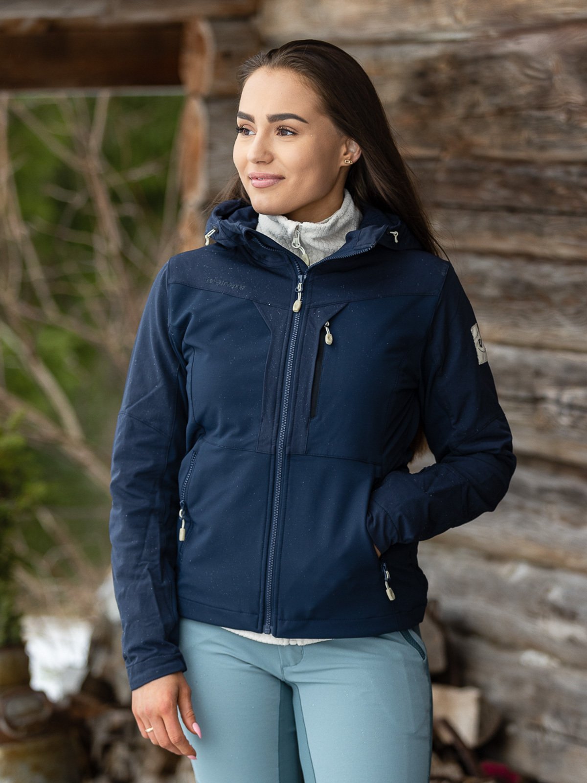 Twentyfour Finse Softshelljakke Blekkblå