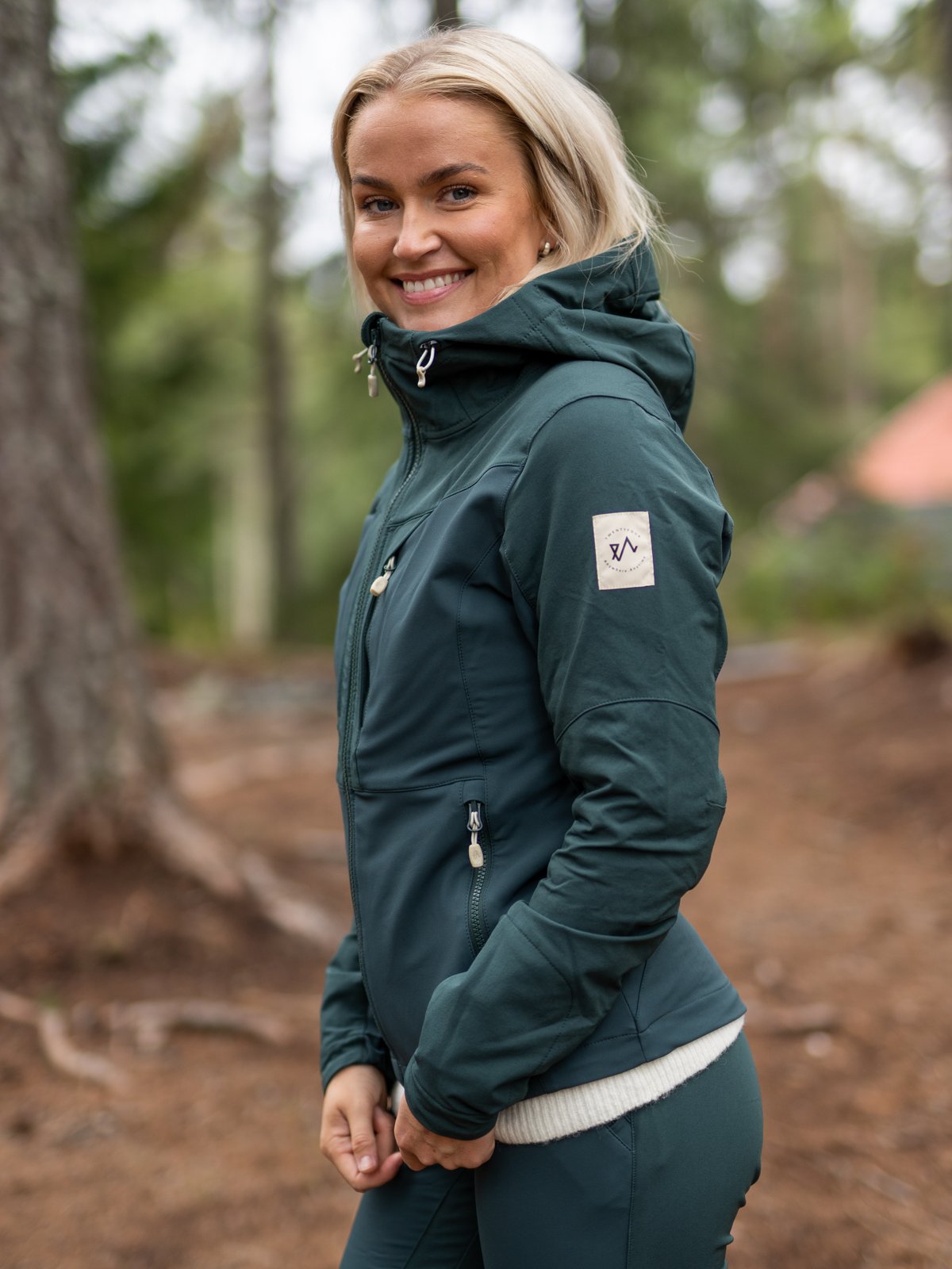 Twentyfour Finse Softshelljakke Flaskegrønn