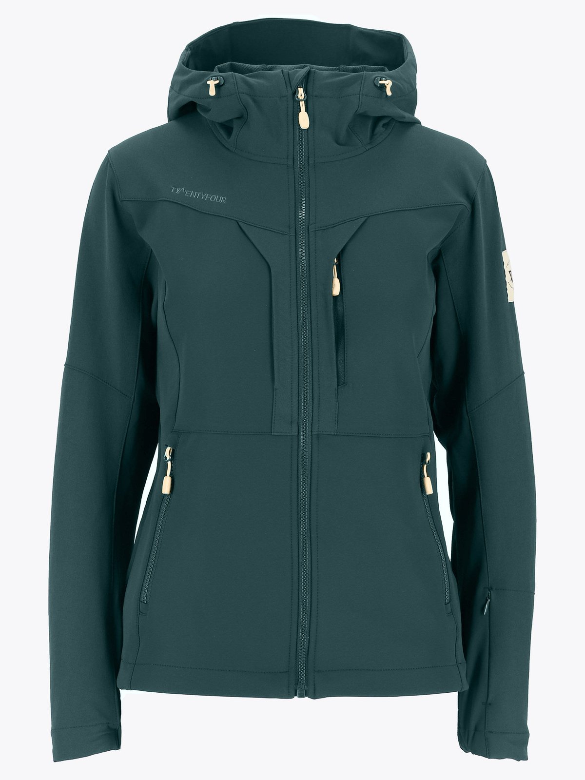 Twentyfour Finse Softshelljakke Flaskegrønn