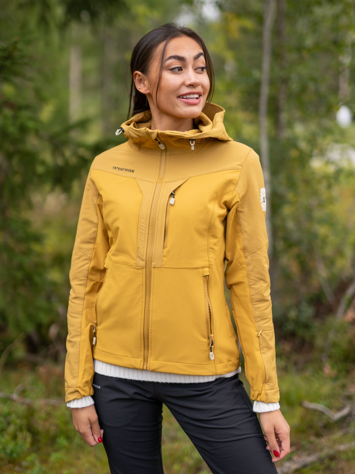 Twentyfour Finse Softshelljakke Sennepsgul